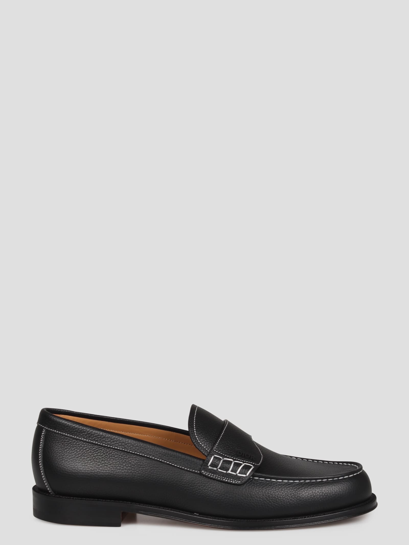 Shop Dior Granville Loafer In Black