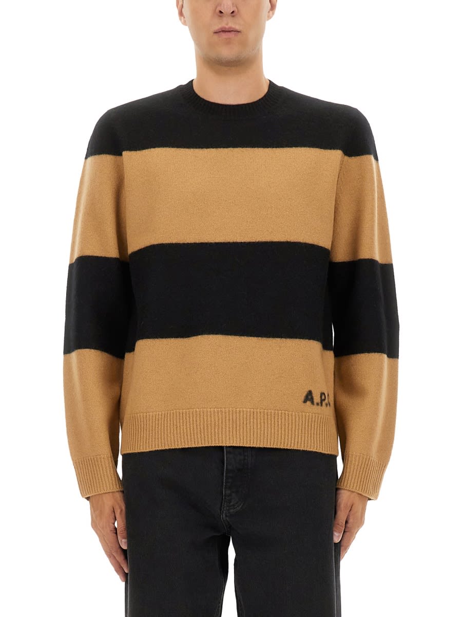 Apc A.p.c. Jersey Edwardo In Multi