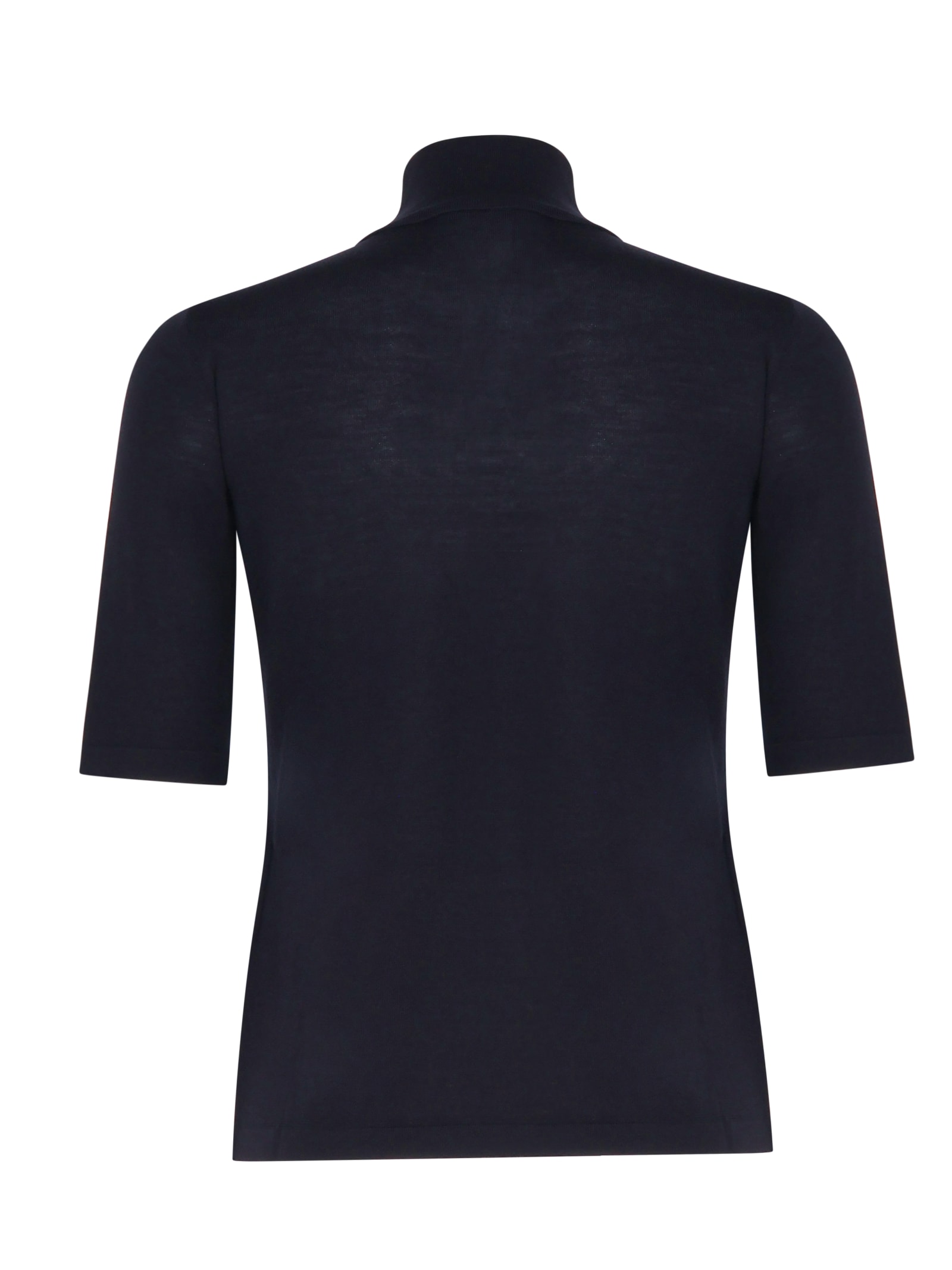 Shop 's Max Mara Gigi Turtleneck Sweater In Virgin Wool In Ultramarine