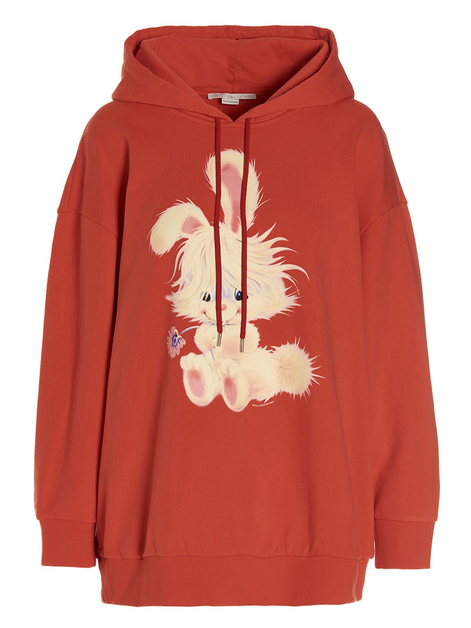 Stella Mccartney Lunar New Year Jersey Hoodie In Red