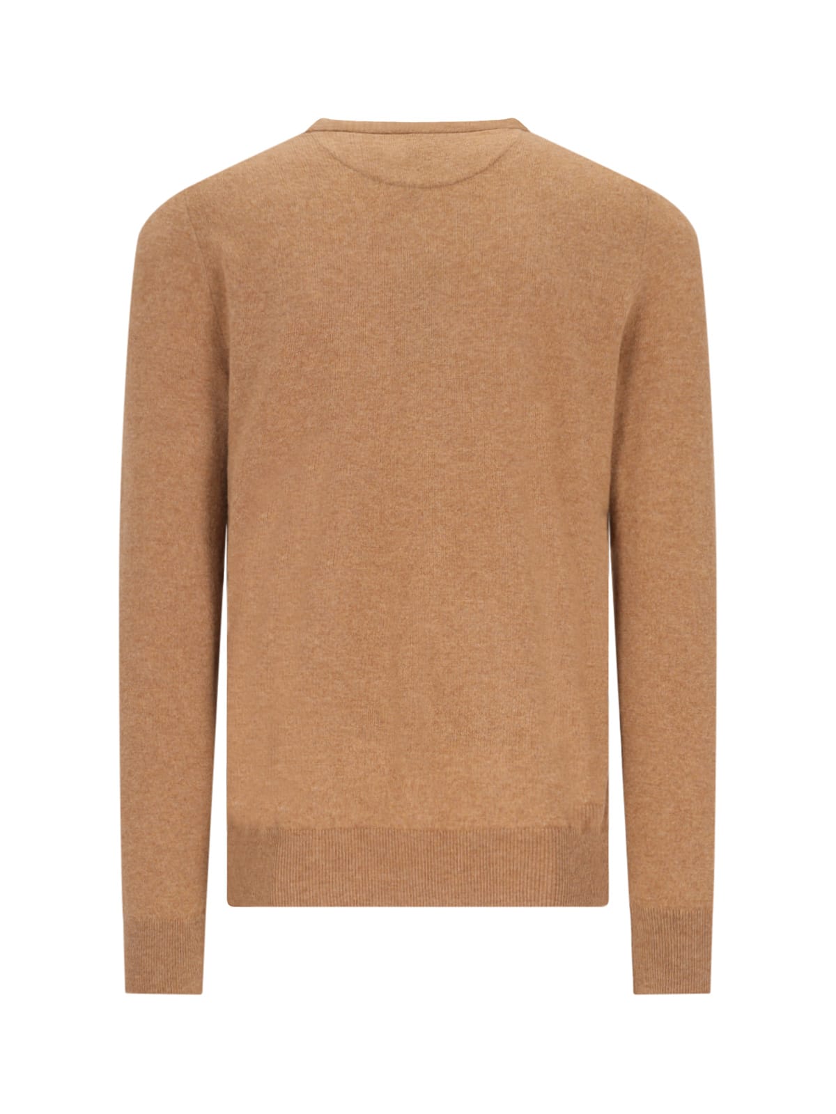 Shop Polo Ralph Lauren Logo Sweater In Brown