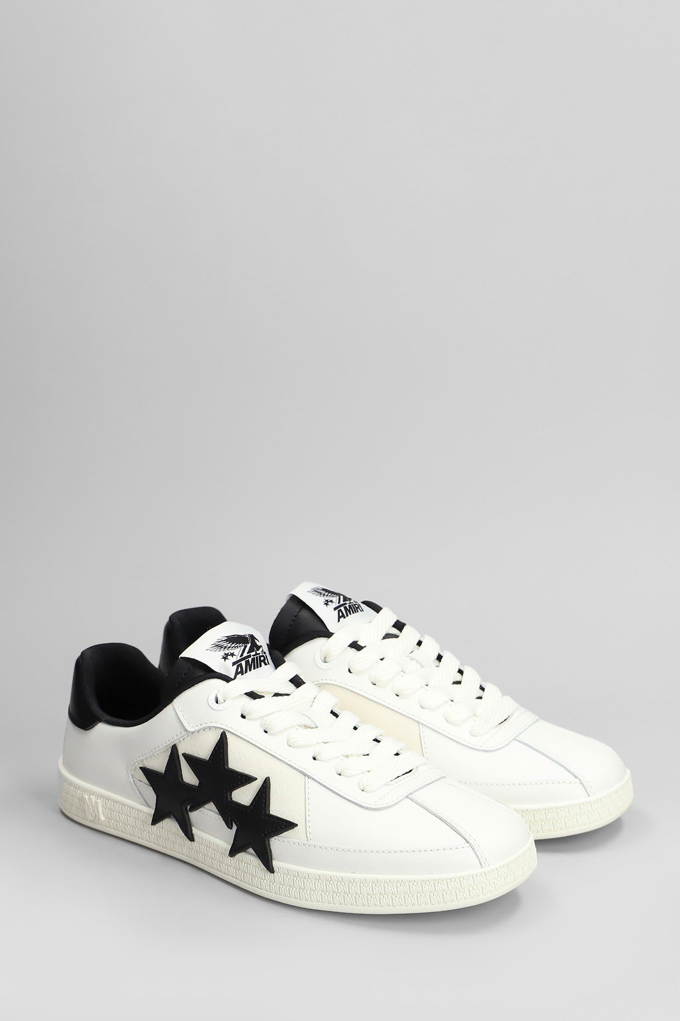 Amiri Pacific Low Top Sneaker With Star Patches