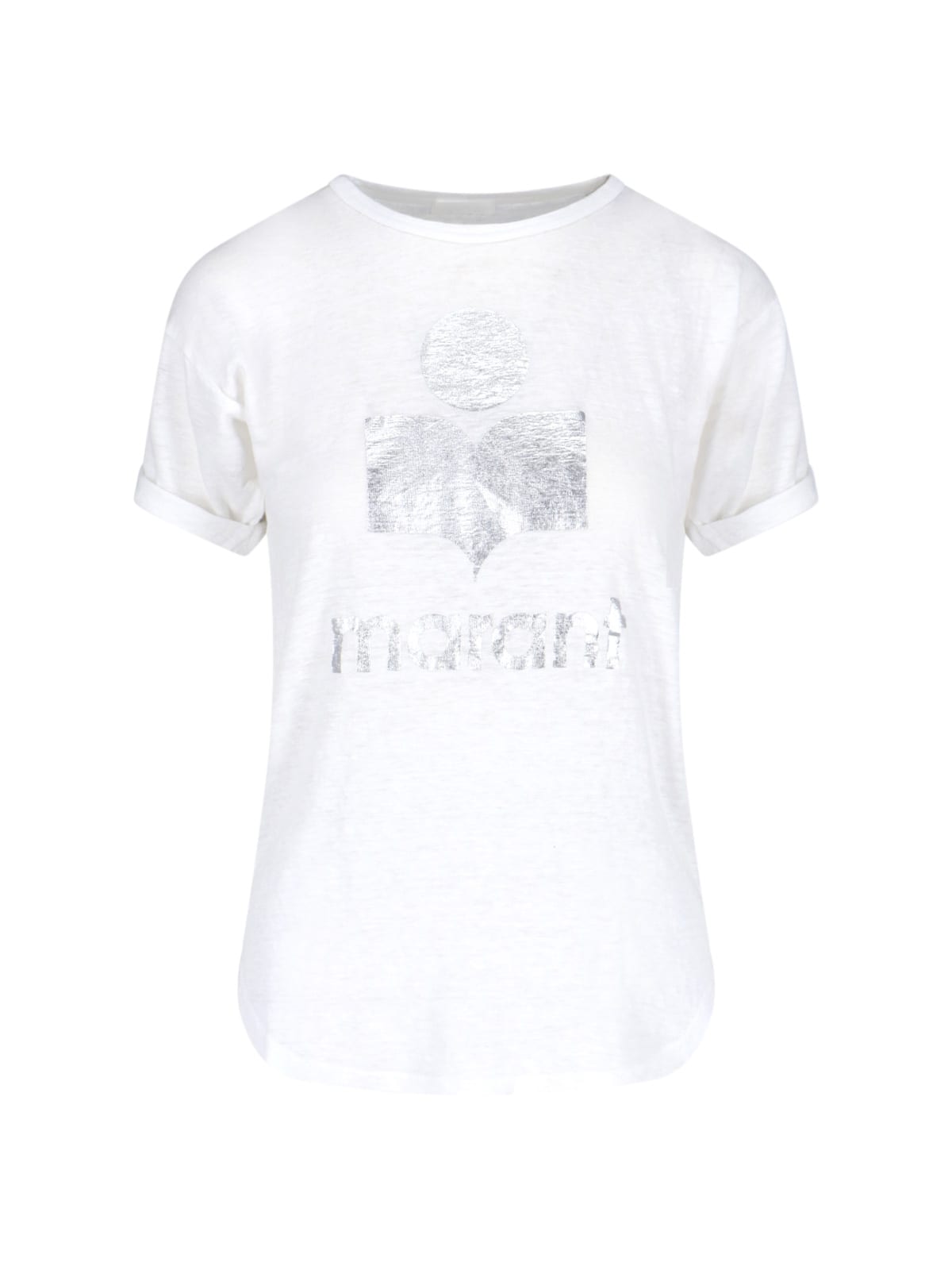 Marant Etoile Linen T-shirt In White