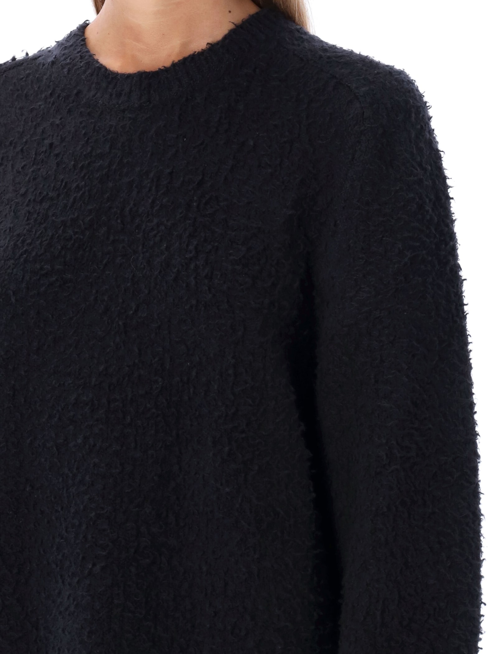 Shop Maison Margiela Cotton Sweater In Black