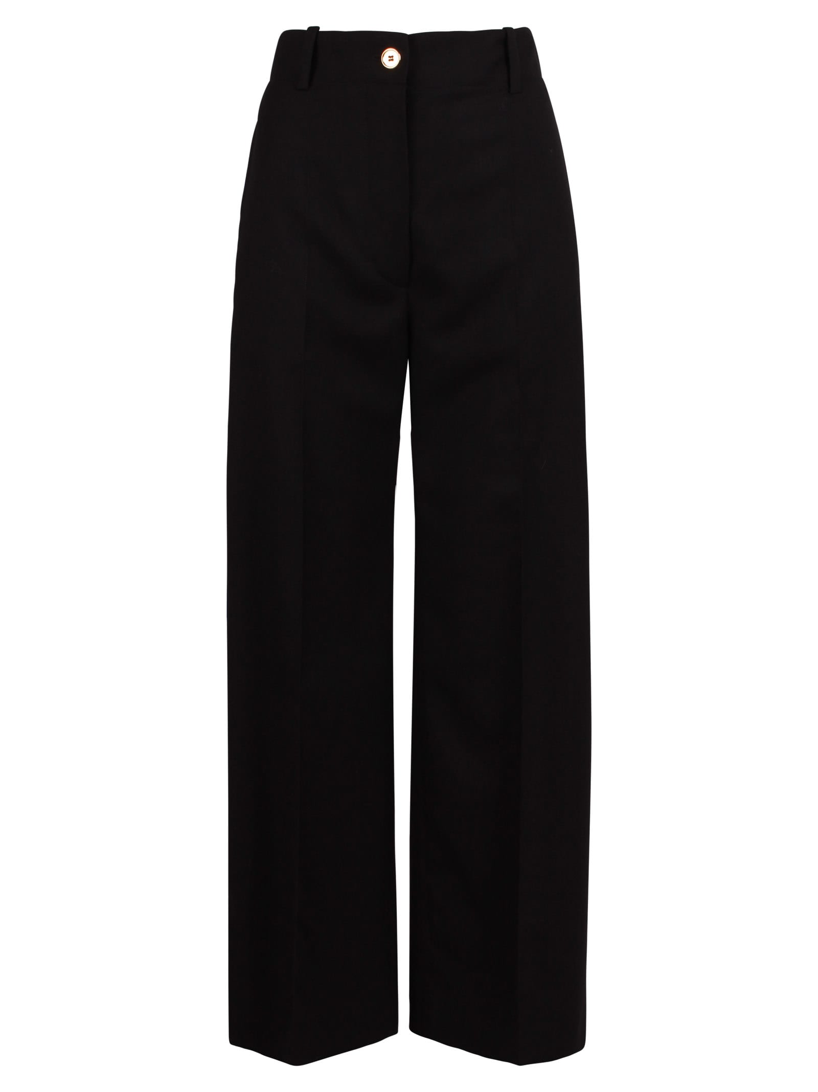 Patou Large Belt Trousers In Black