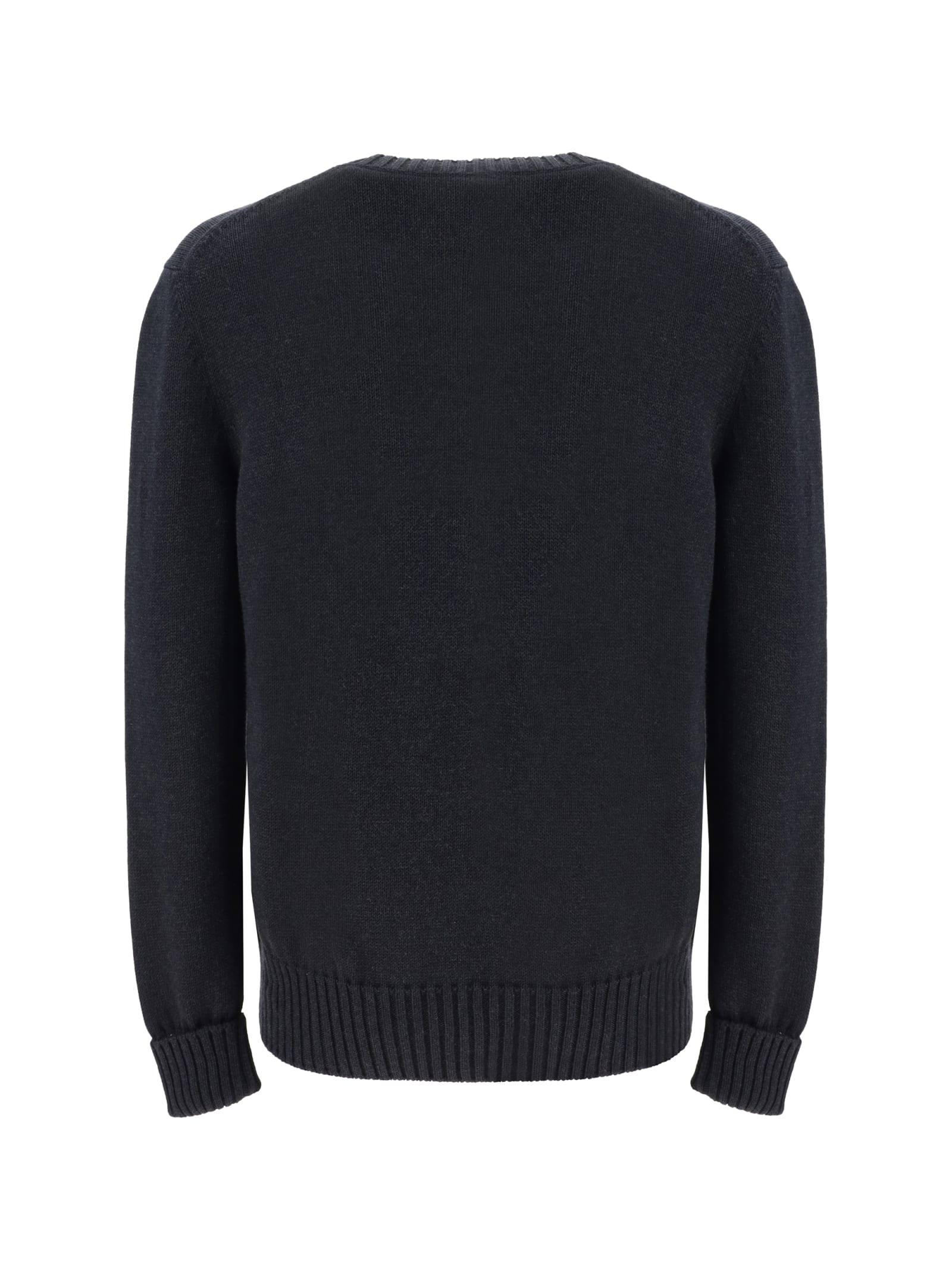 Shop Alexander Mcqueen Sweater In Charcoal/steel