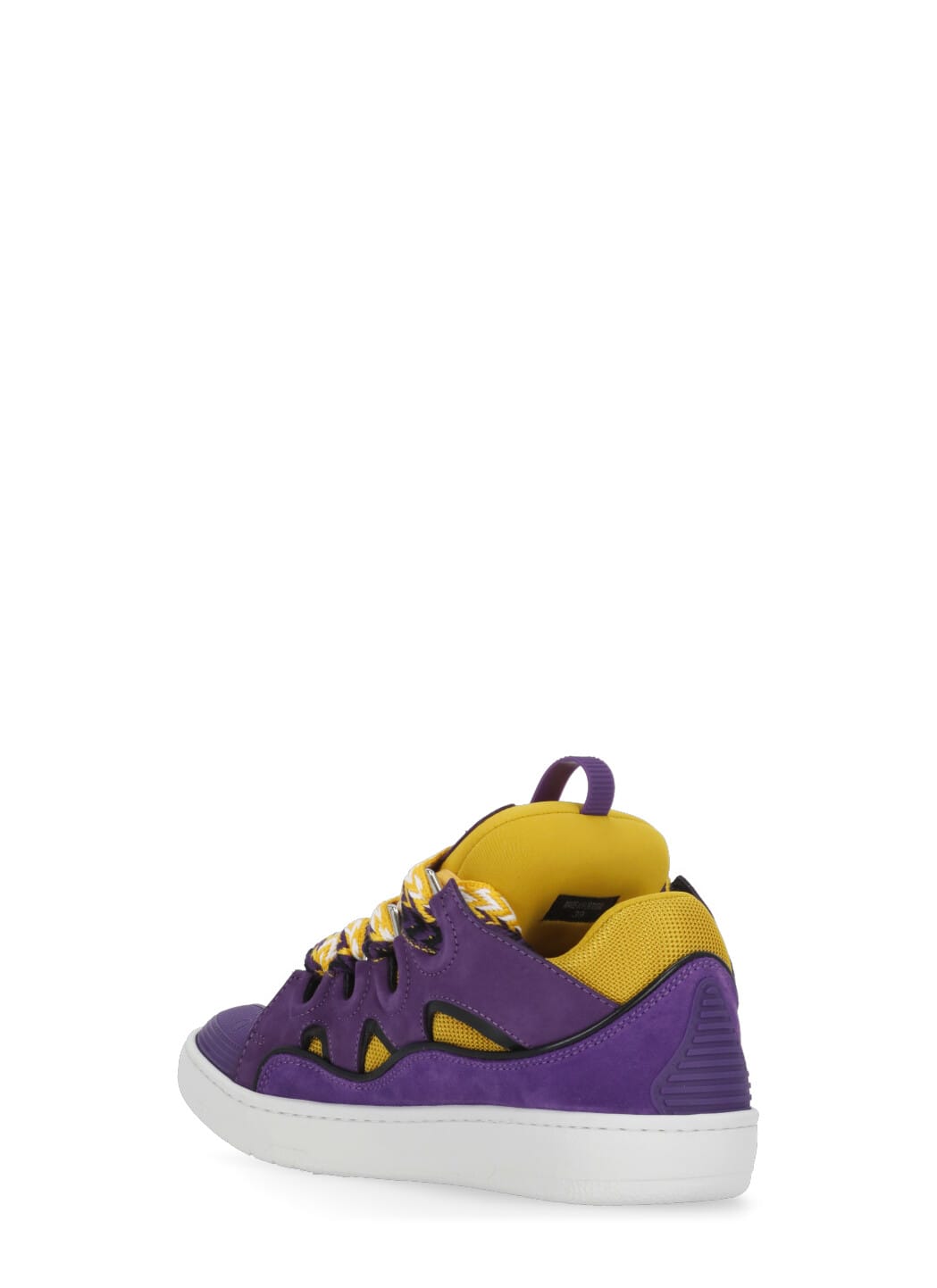 Shop Lanvin Curb Sneakers In Purple