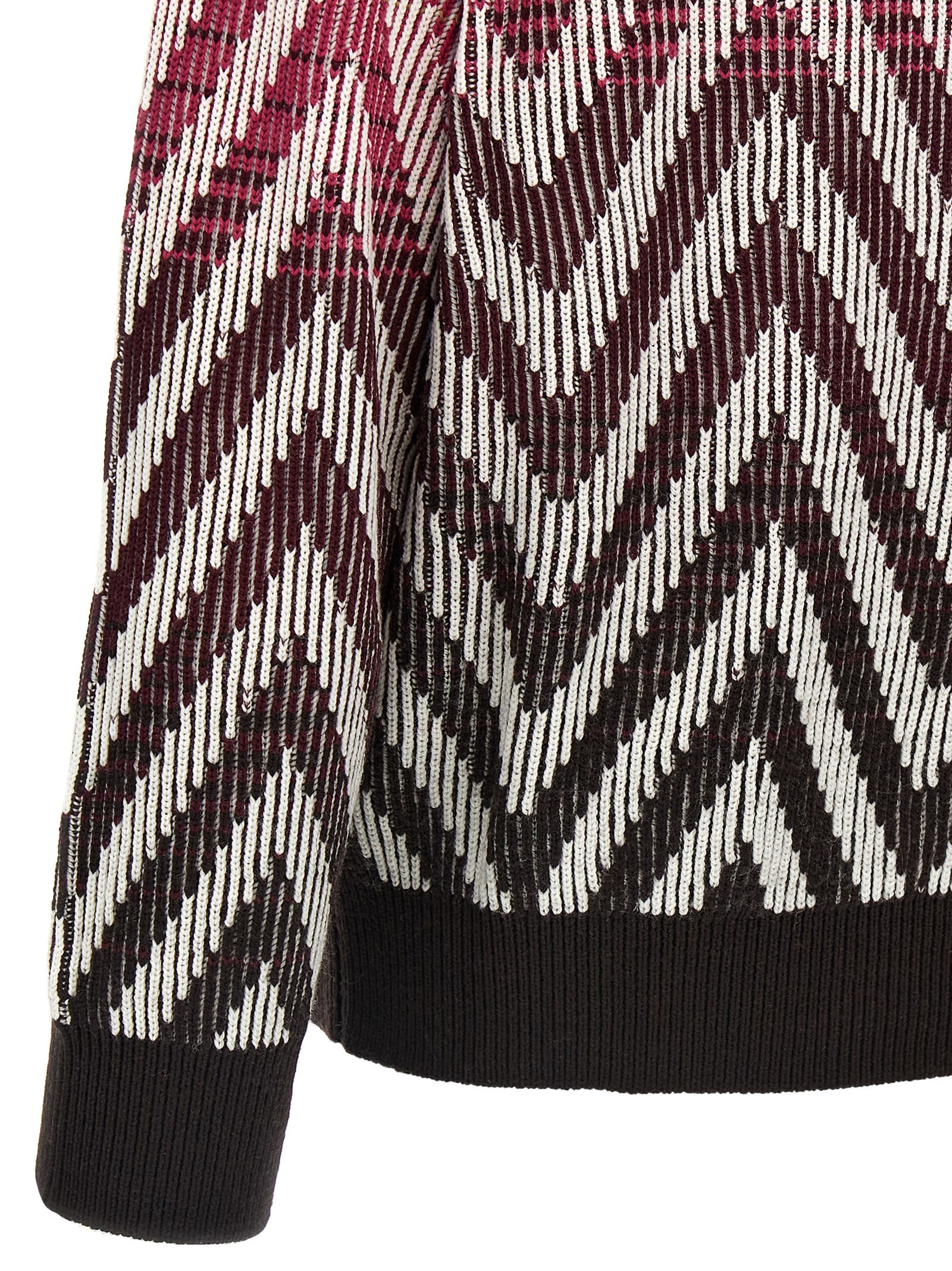 Shop Missoni Zig Zag Cardigan In Multicolor