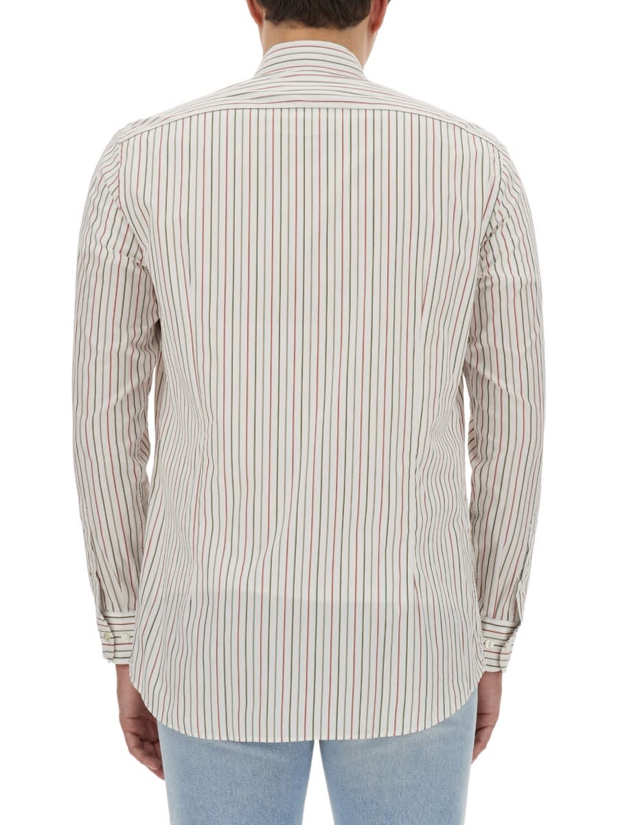 Shop Etro Pegasus Shirt In White