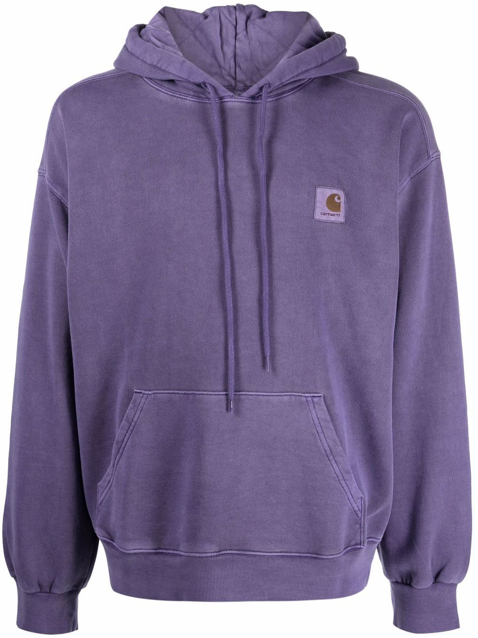 Carhartt Purple Cotton Hoodie