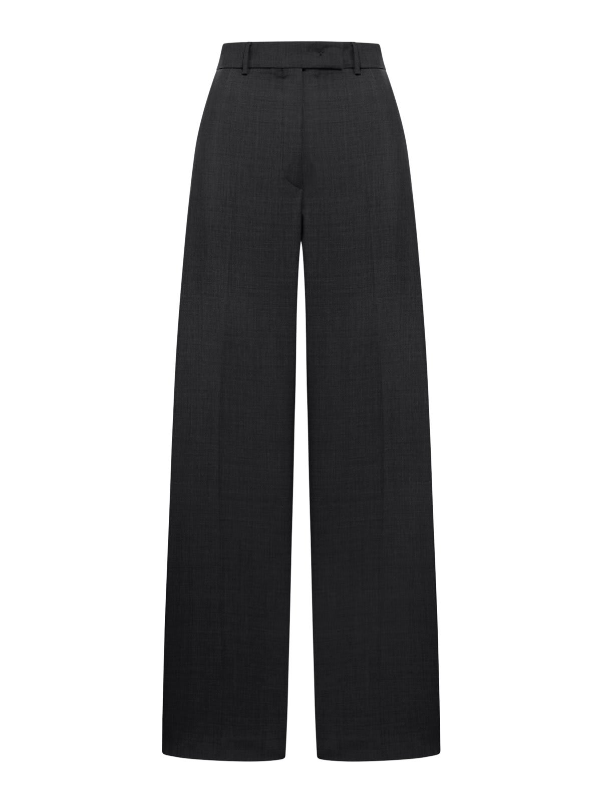 High Waist Straight Leg Trousers