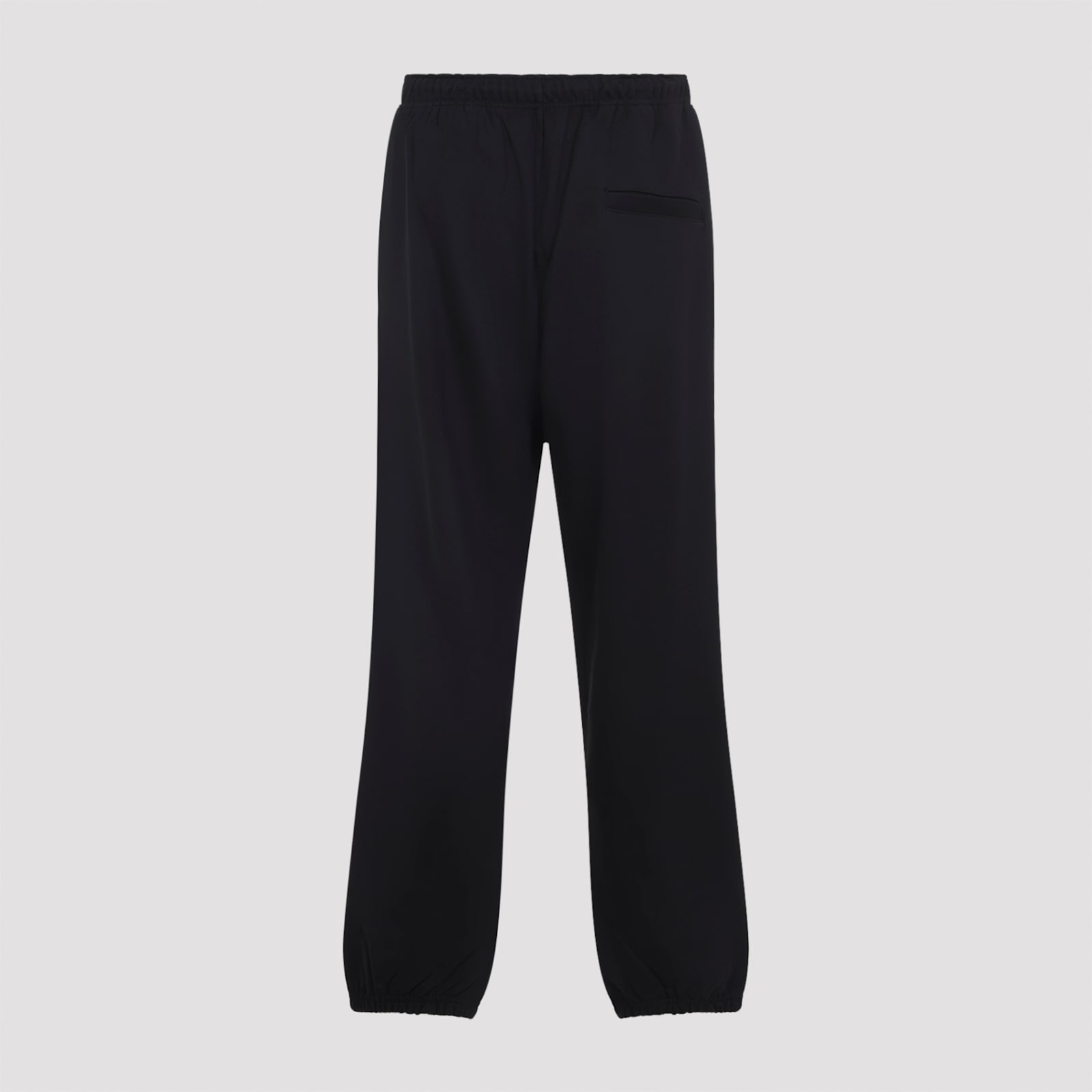 Y-3 Adidas Cotton Track-pants In Black