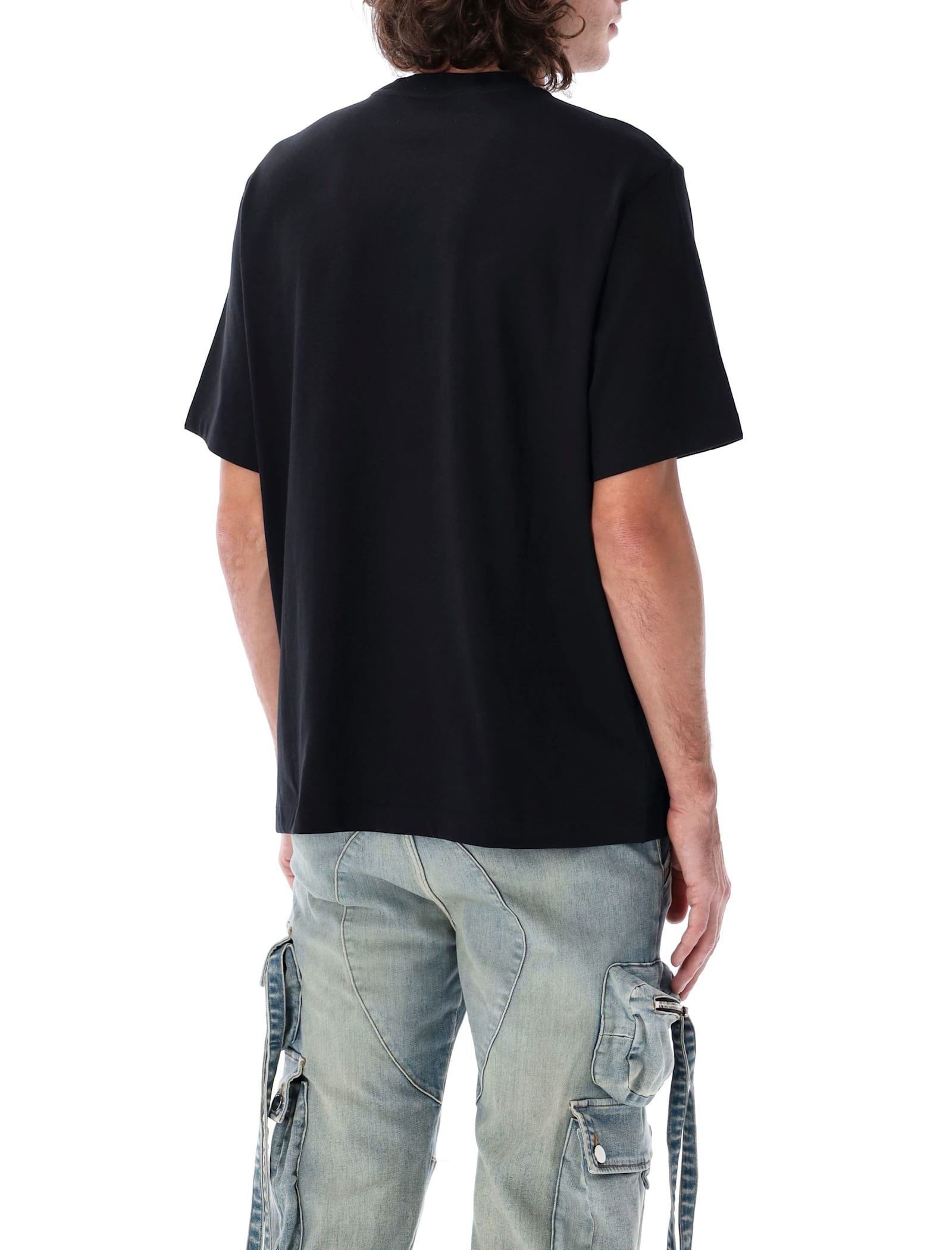 Amiri Cotton T-shirt With Logo Print In Black