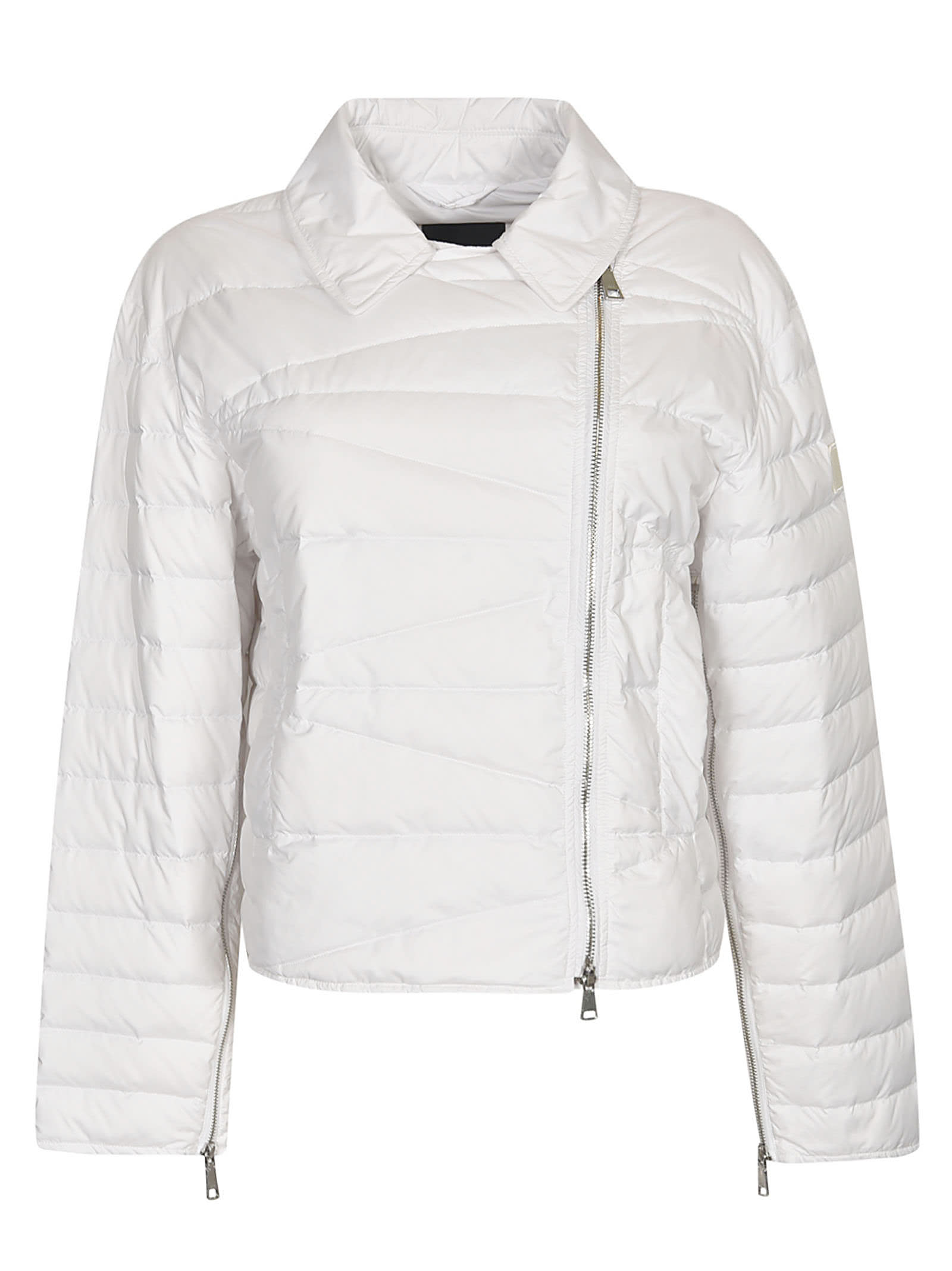 Shop Add Regular Zipped Ped Jacket In White