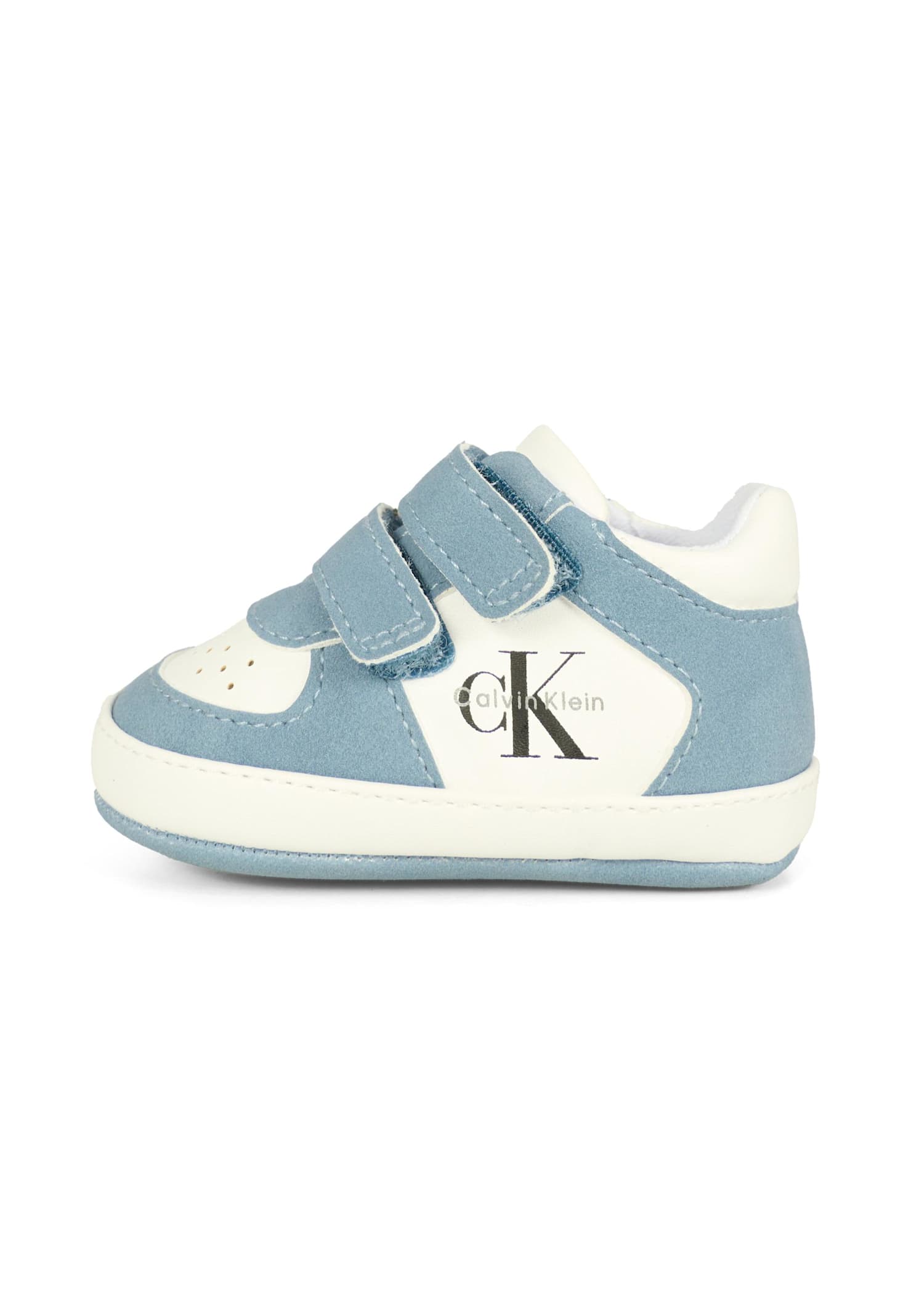 Calvin Klein Blue Sneakers For Baby Boy With Logo In Blue