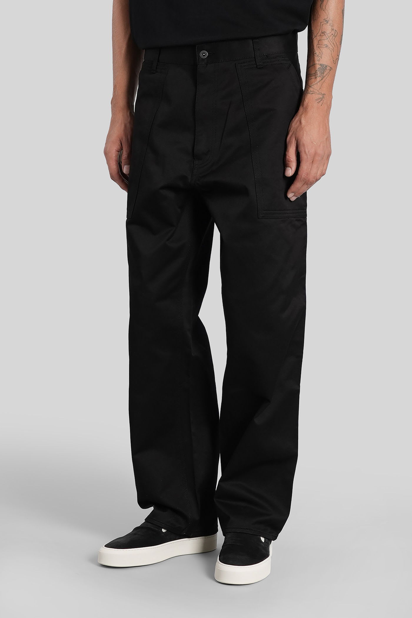 Junya Watanabe Panelled Trousers In Black