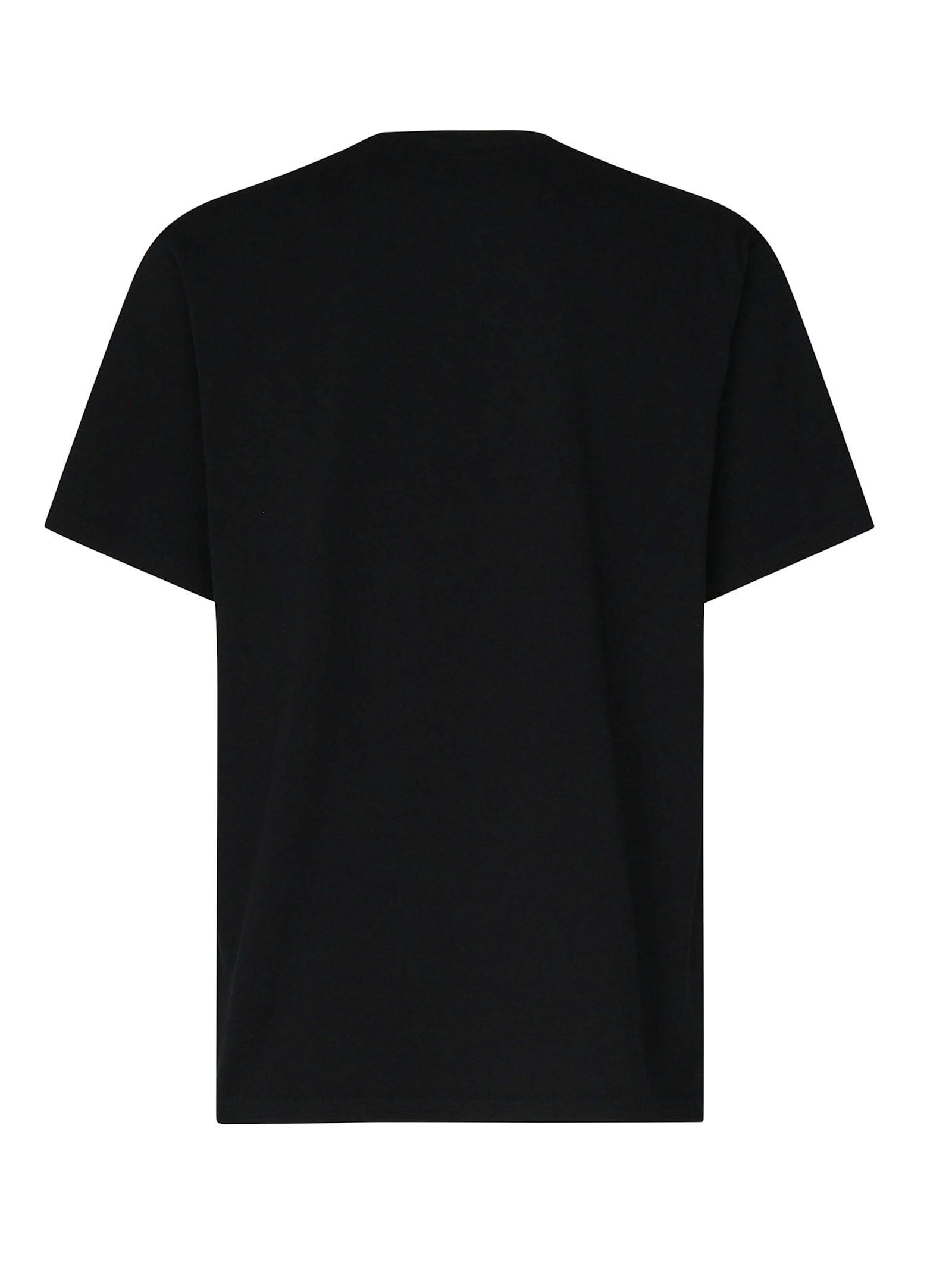 Jw Anderson Jwa Lace Trim T-shirt In Black