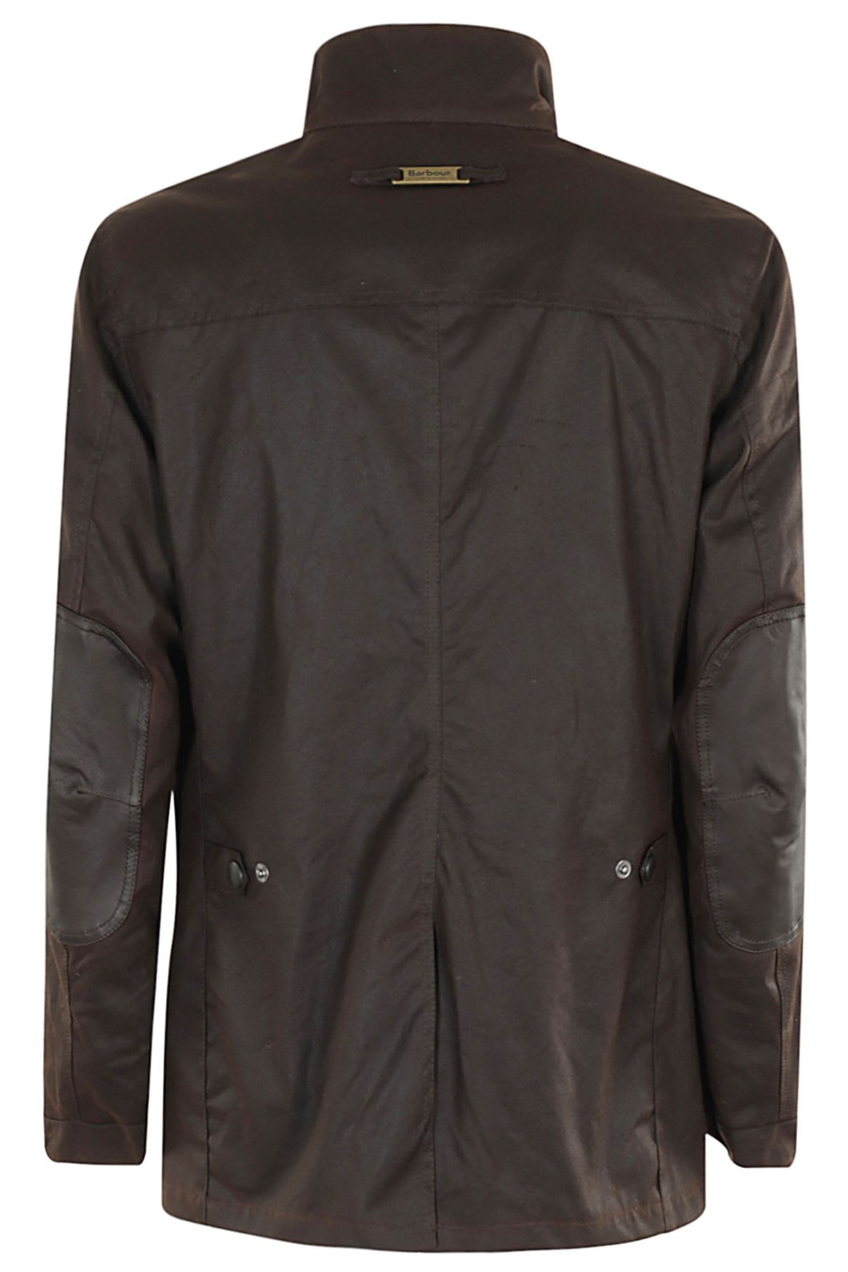 Barbour Ogston Waxed Jacket In Black