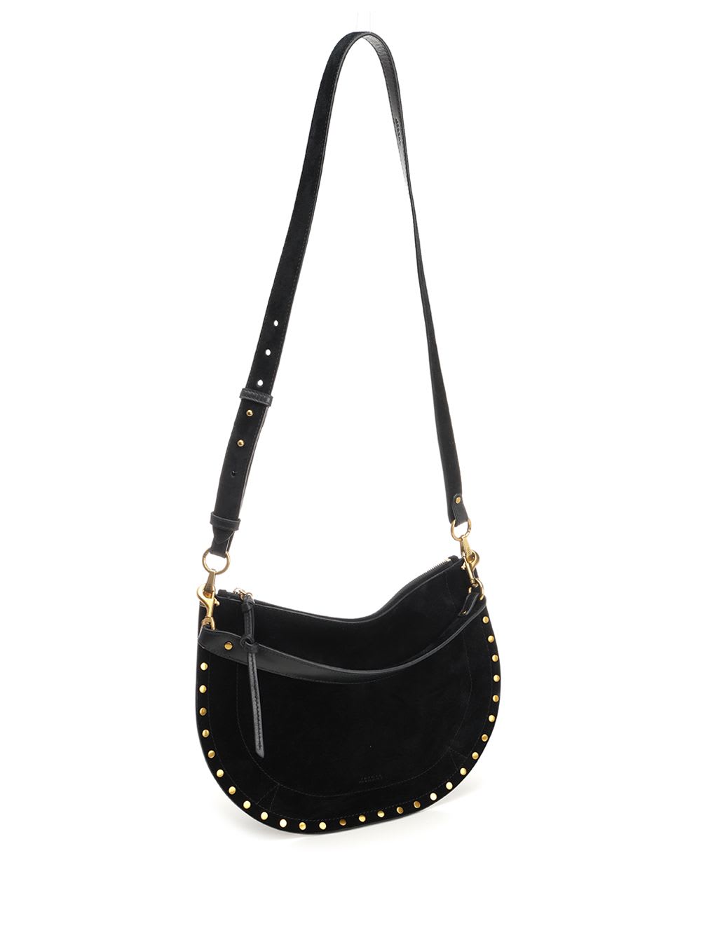 Isabel Marant Oskan Suede Hobo Bag In Black