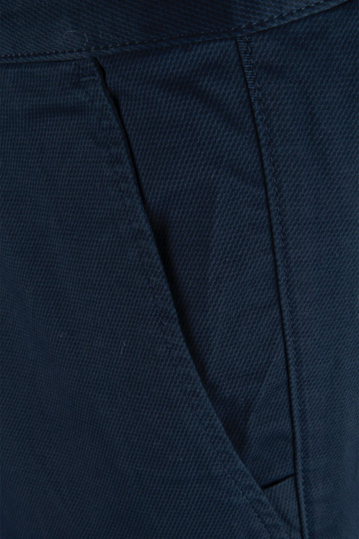 Hugo Boss Belt-loop Casual Pants In Blue