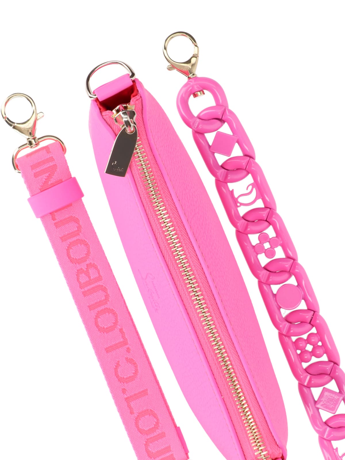 Shop Christian Louboutin Loubila Chain Mini Bag In Pink