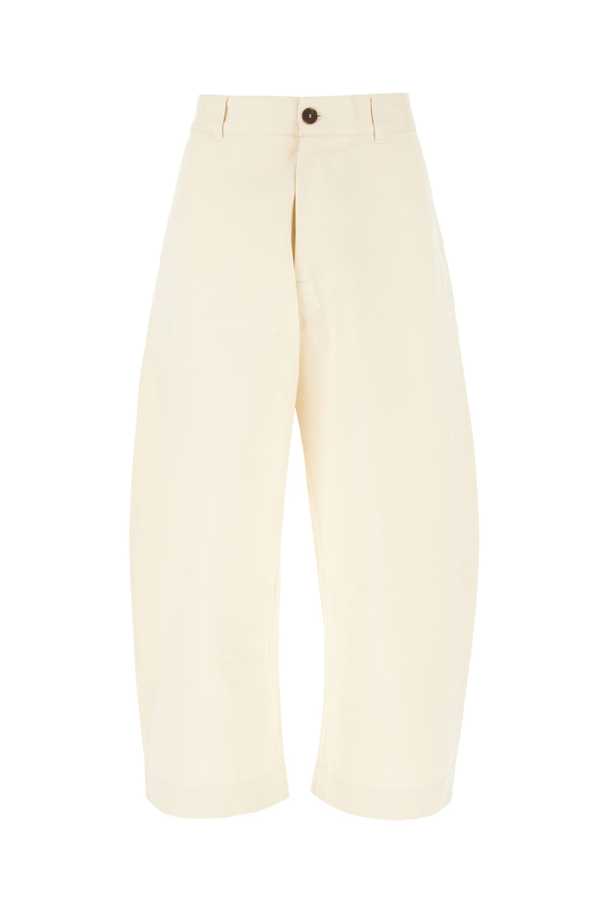 Studio Nicholson Ivory Cotton Pants In Neutral