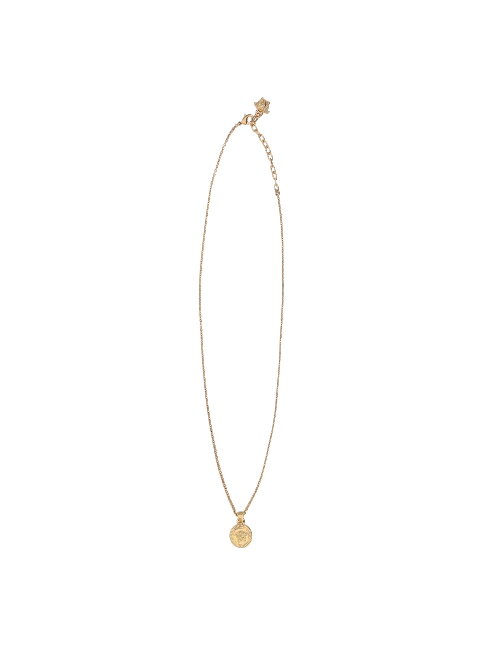 Shop Versace Necklace In  Gold