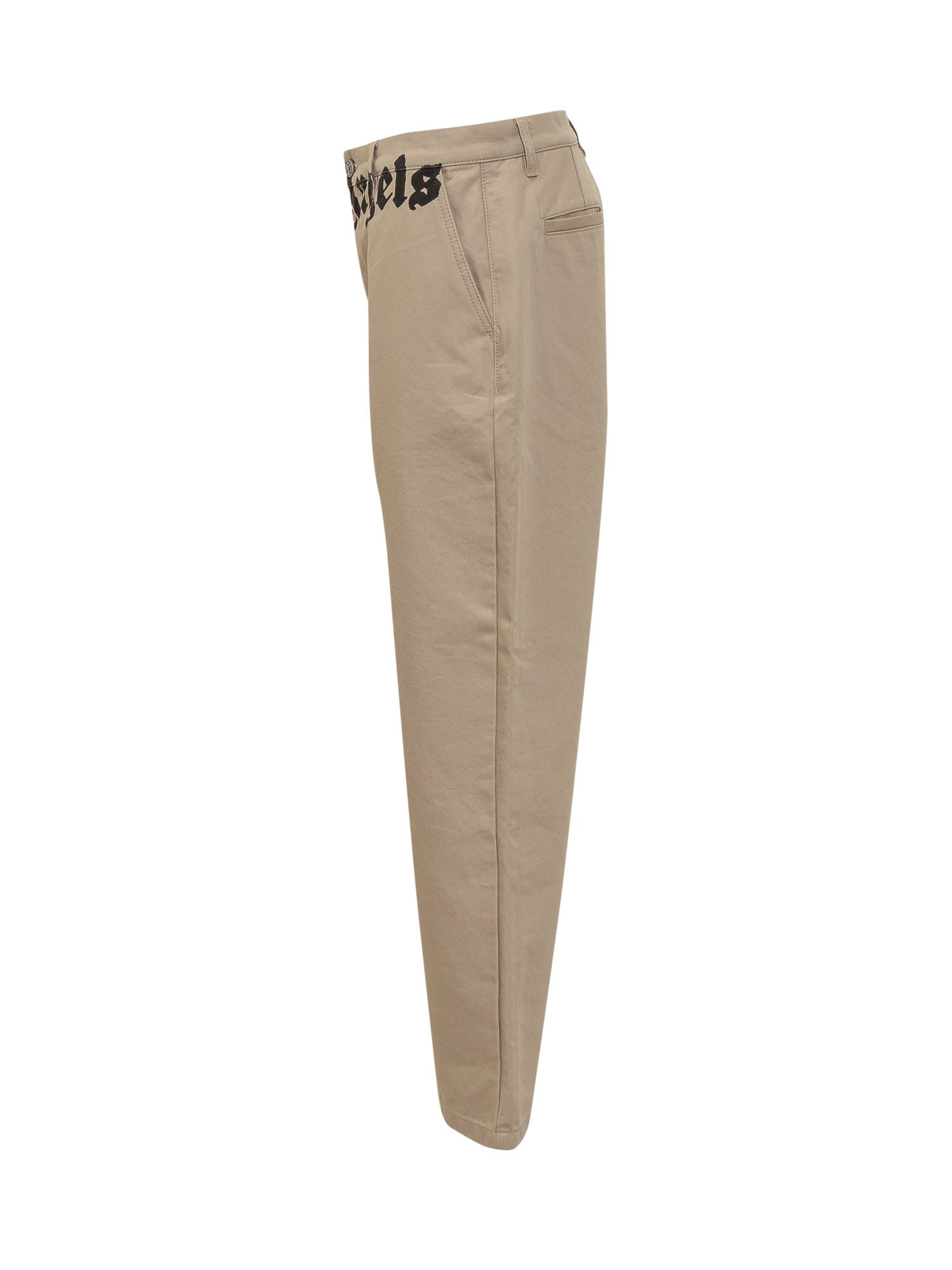 Shop Palm Angels Chino Pants In Neutrals