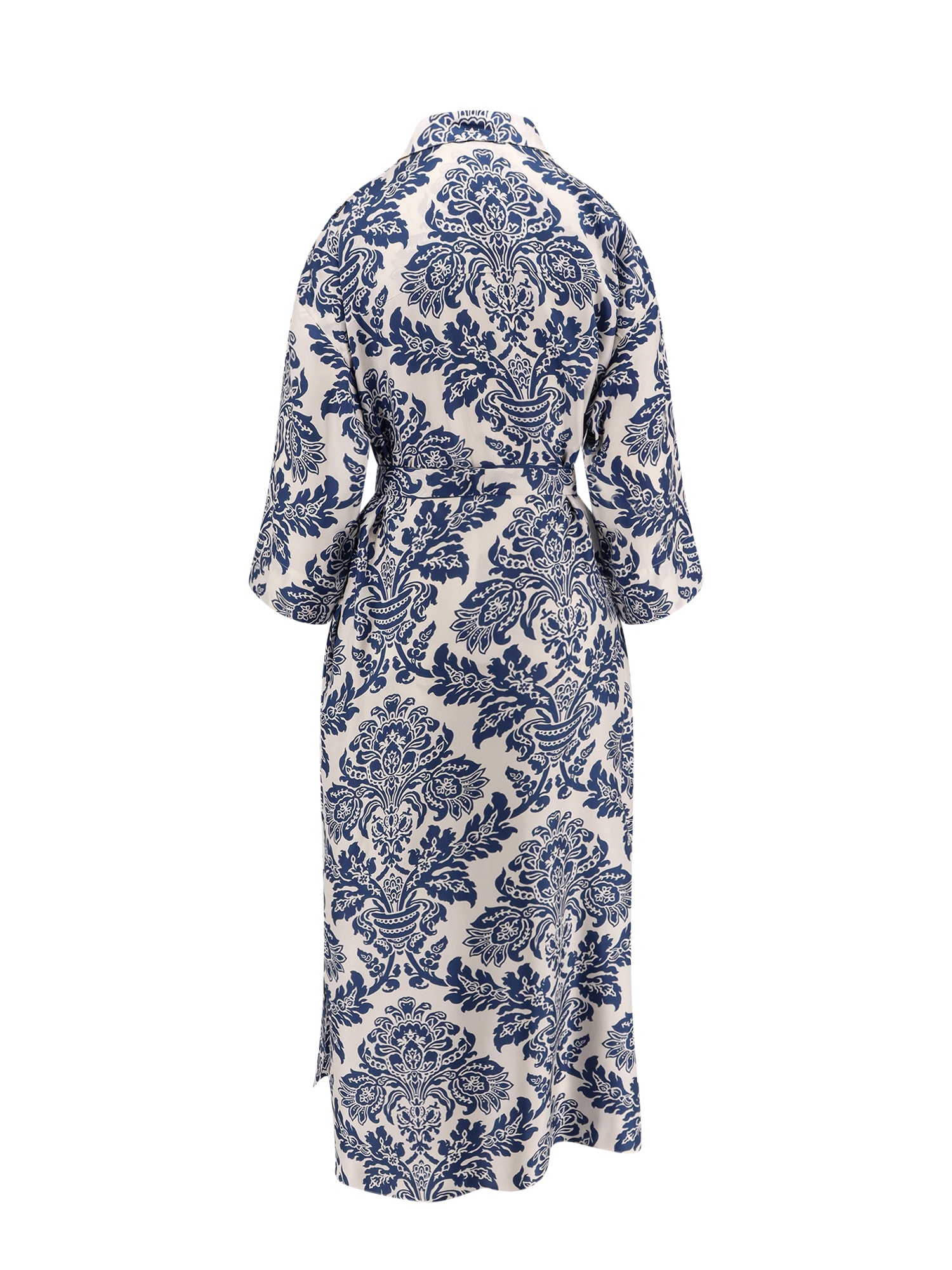 Shop 's Max Mara Camelia Printed Silk Long Chemisier Dress