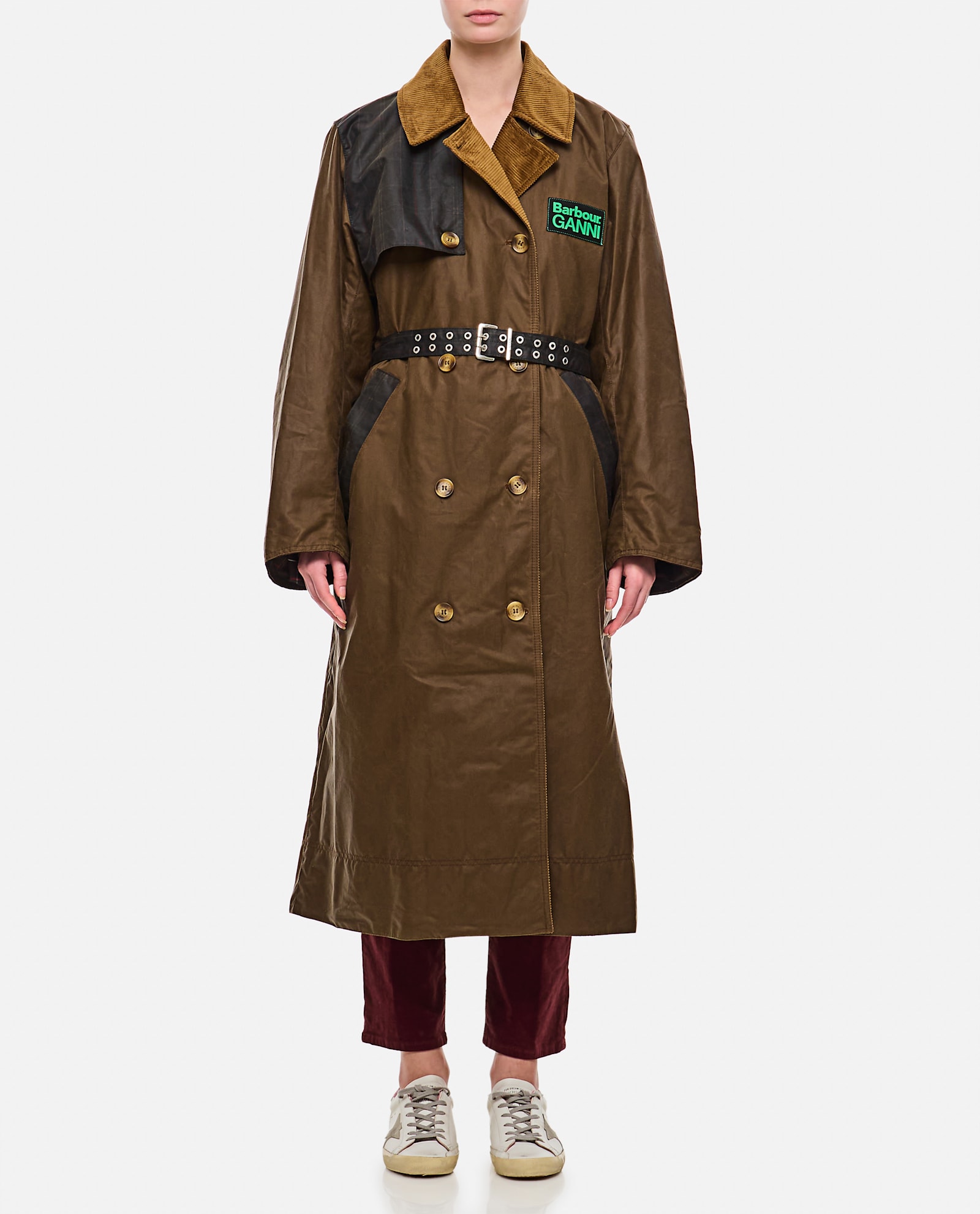 Ganni X Barbour Wax Trench