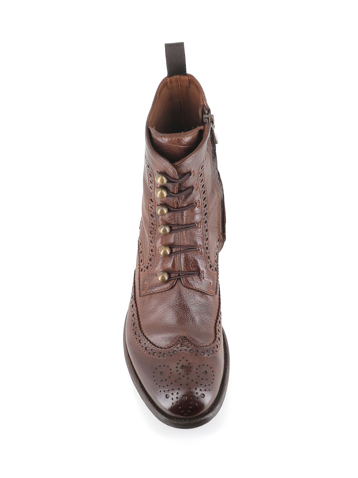 Shop Officine Creative Lace-up Boot Mars/018 In Cognac