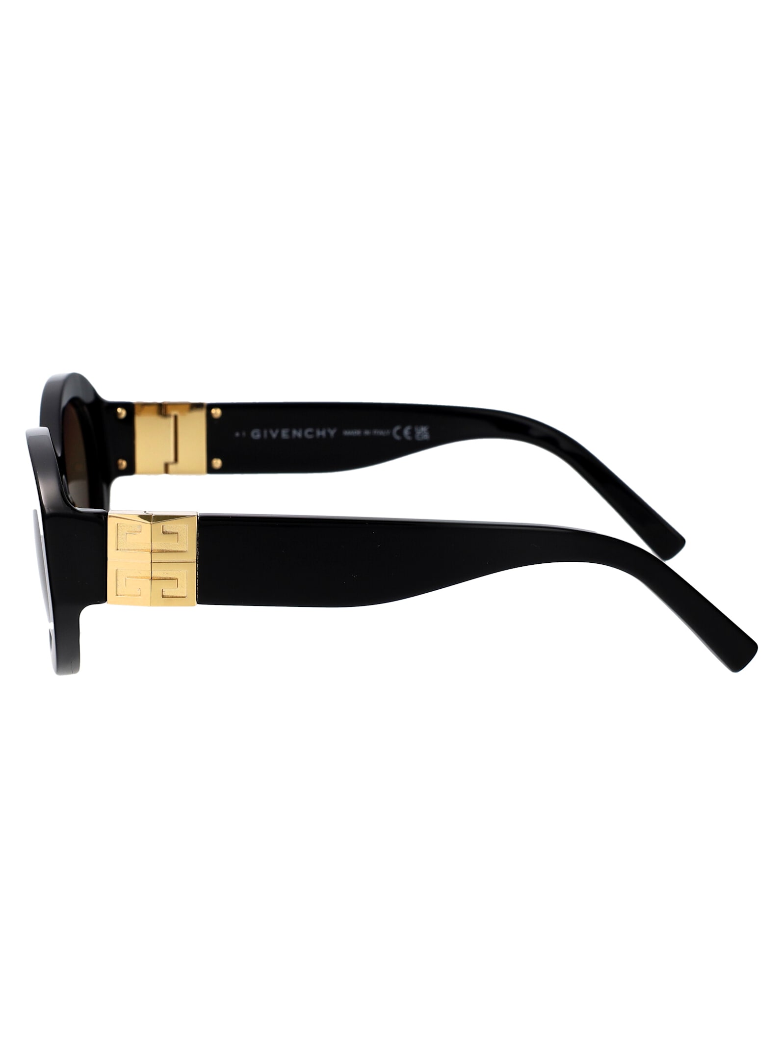 Shop Givenchy 4g Sunglasses In Black