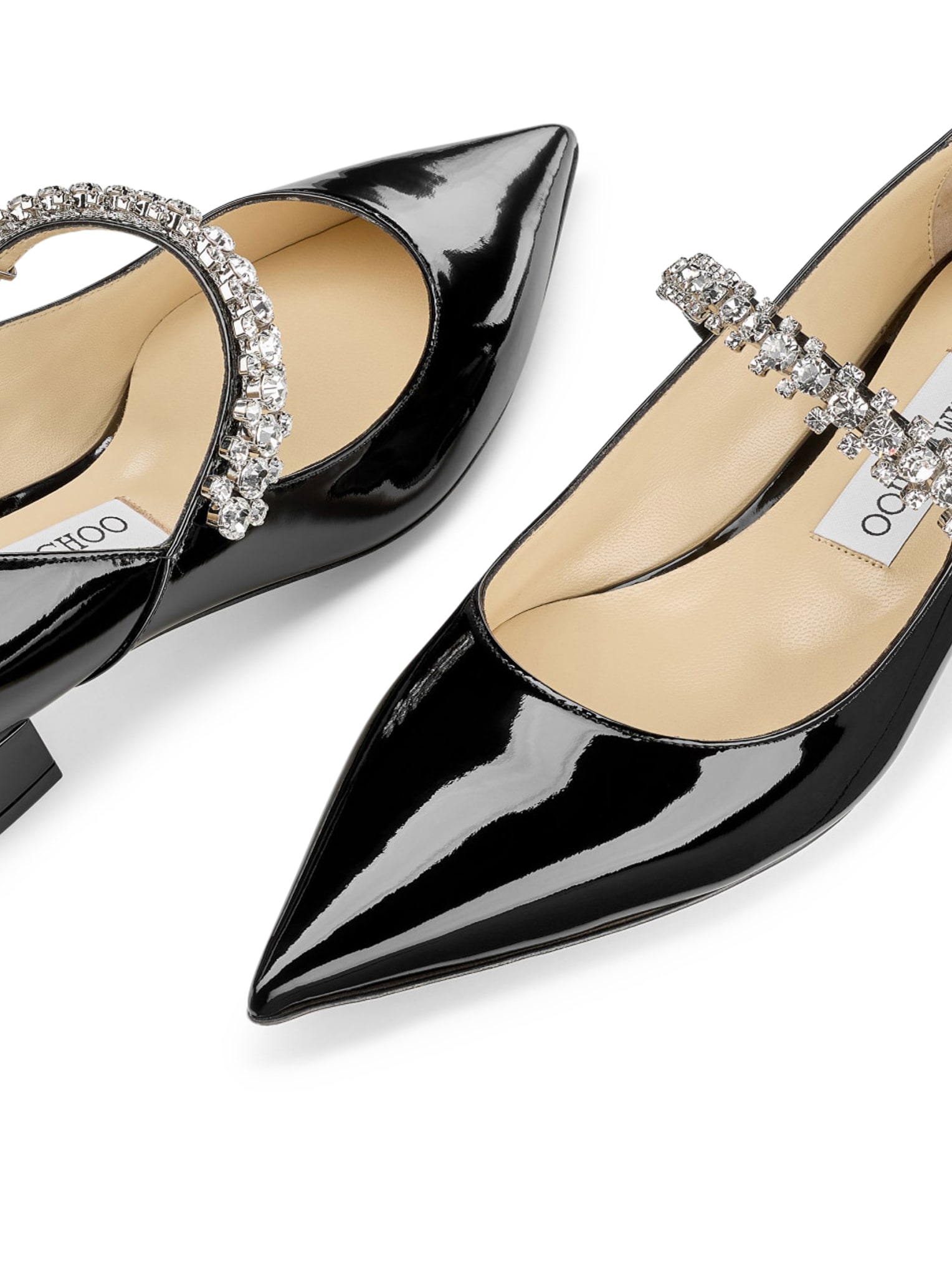 Shop Jimmy Choo Bing Pump Flat In Black