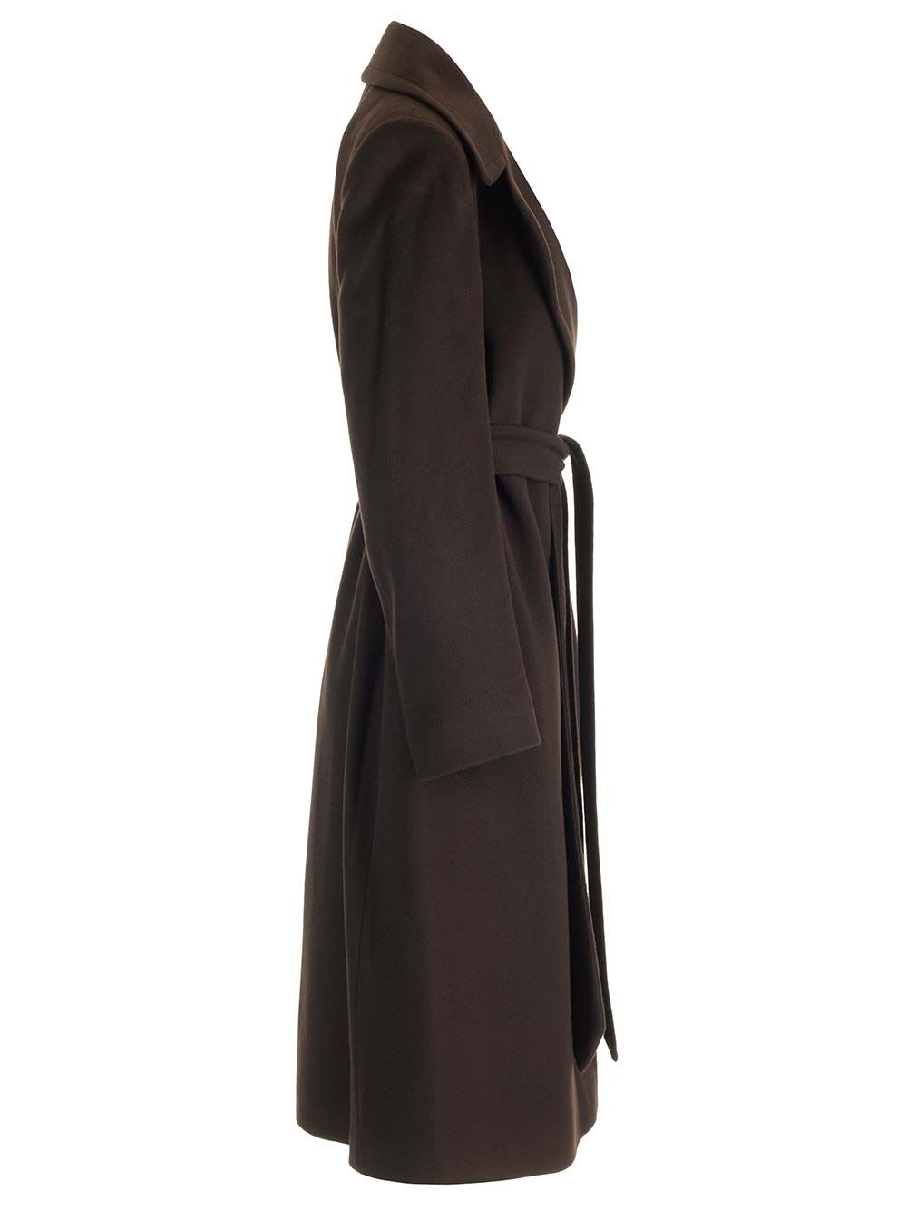 Shop Tagliatore Molly Long Coat In Brown