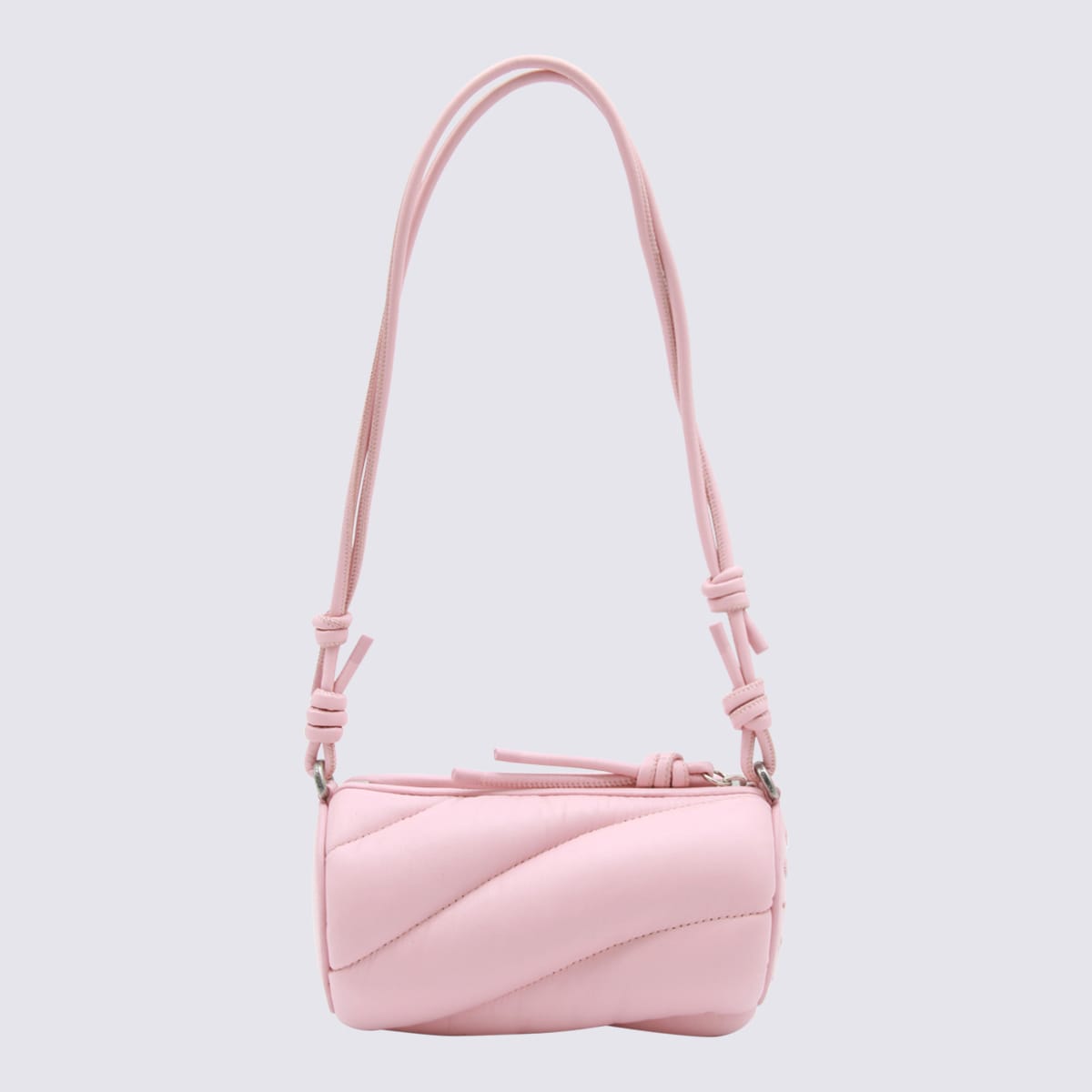 Pink Leather Shoulder Bag