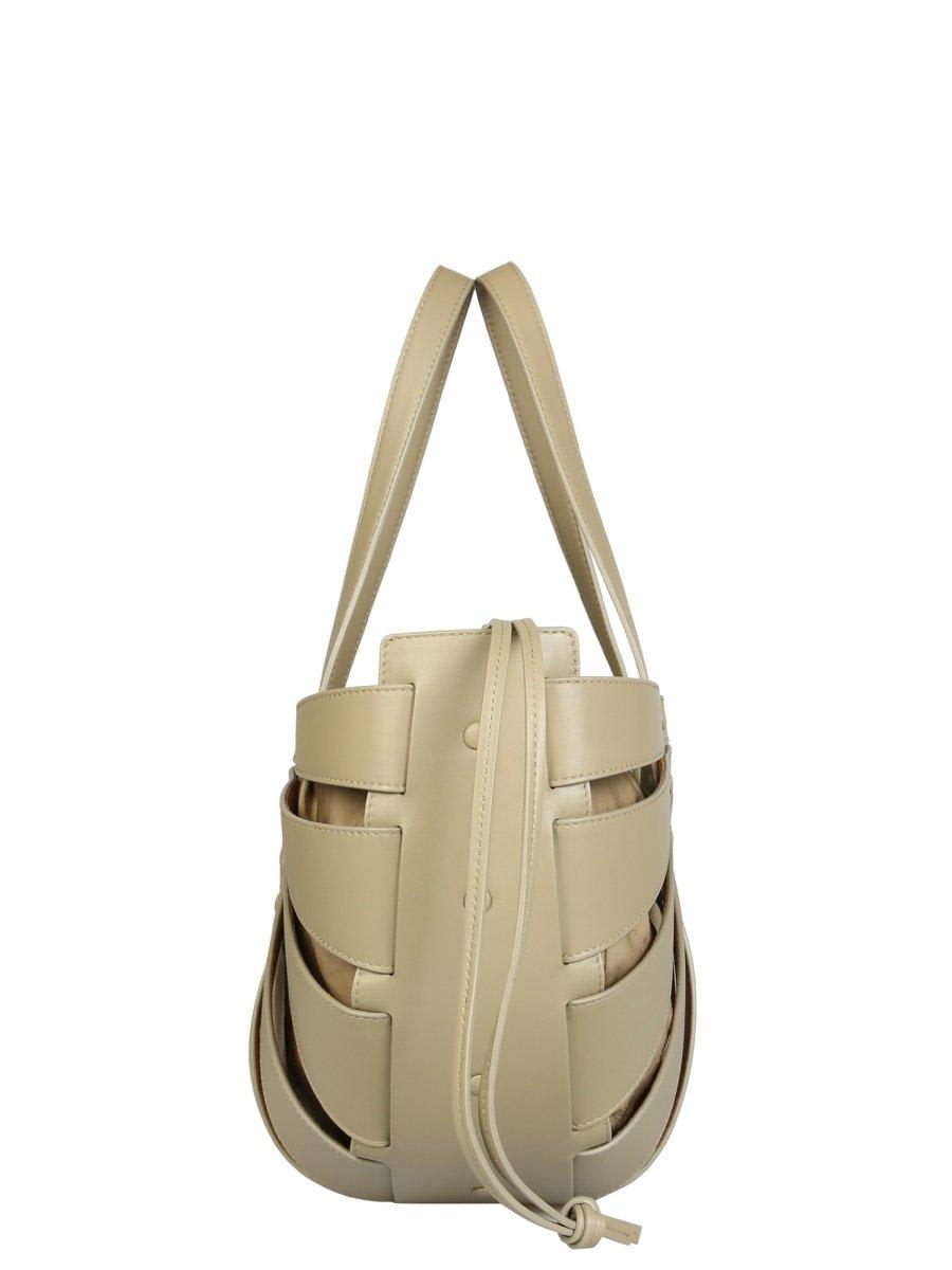 Bottega Veneta The Shell Shoulder Bag In Dove