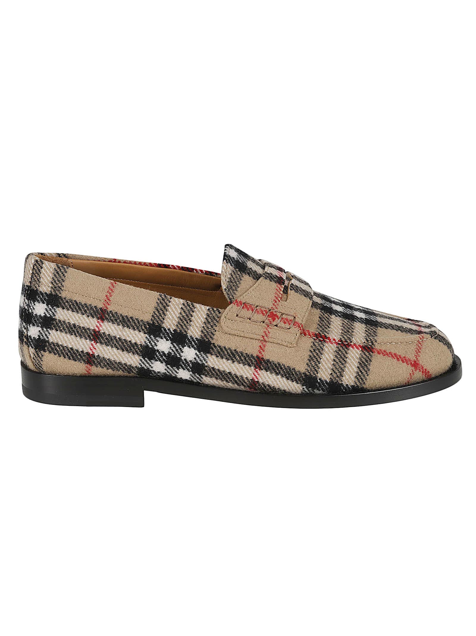 Burberry Hackney Loafers In Archive Beige