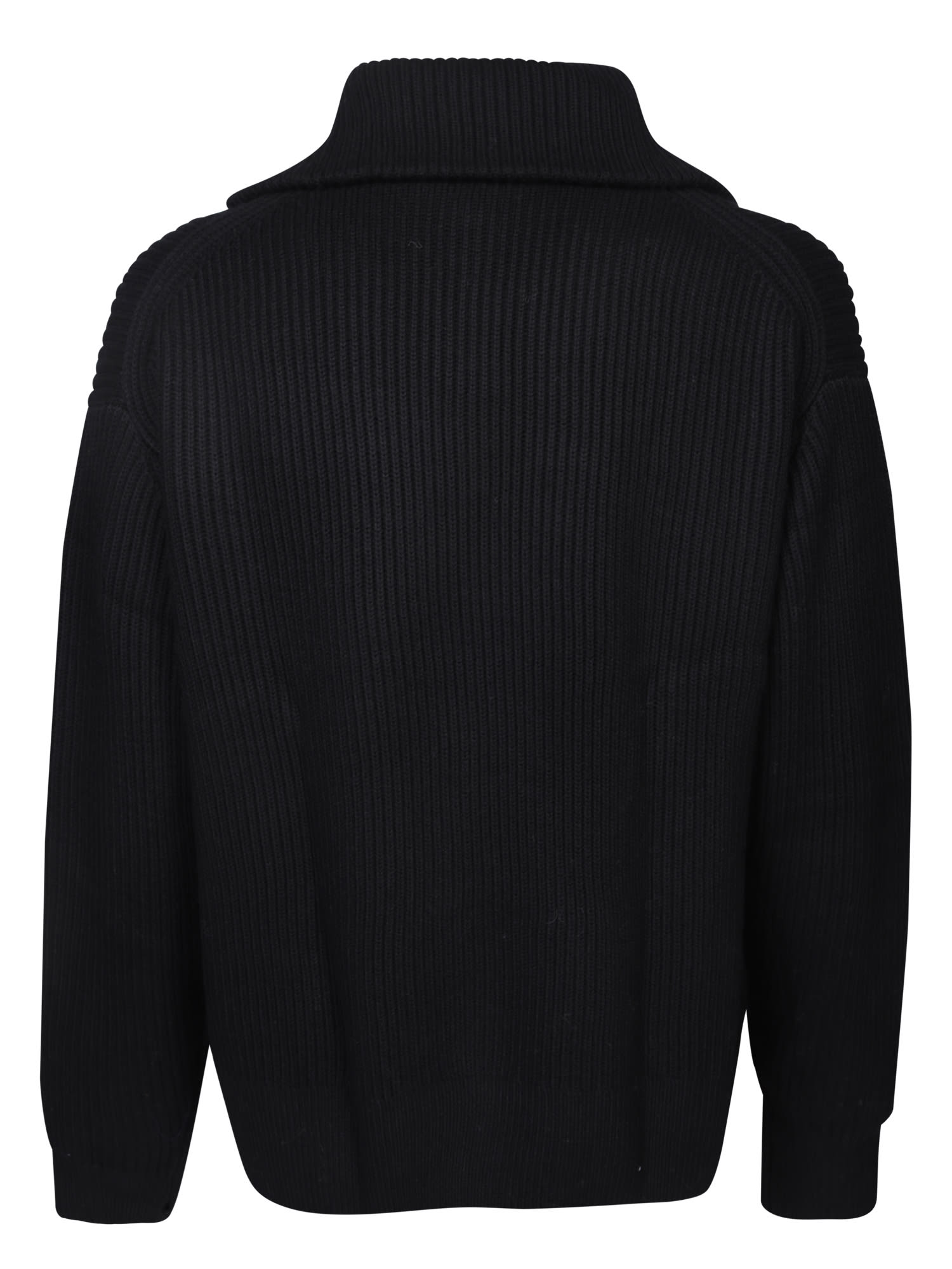 Shop Studio Nicholson Bow Black Pullover Polo Shirt