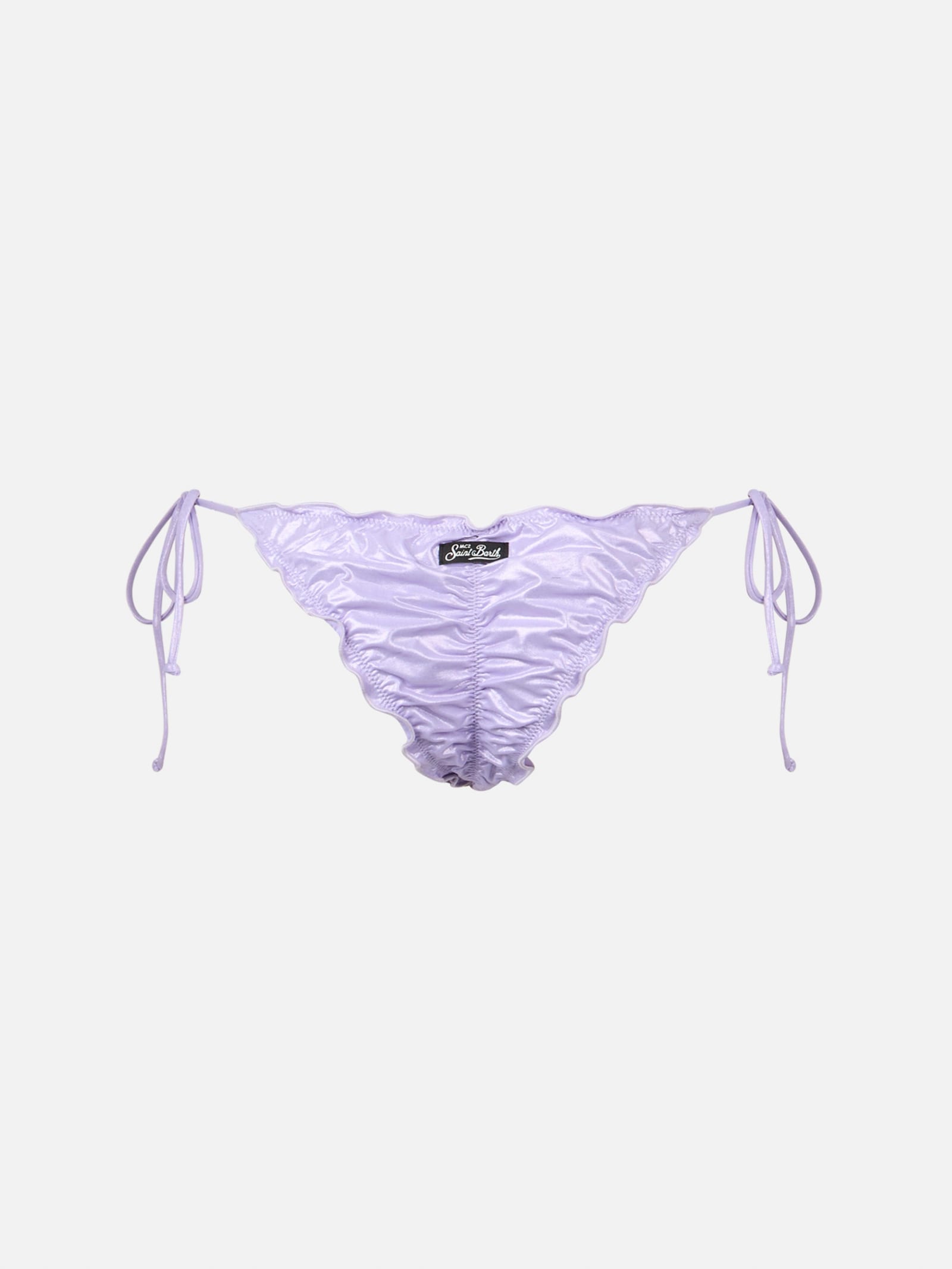Mc2 Saint Barth Floral-print Bikini Bottoms In Pink