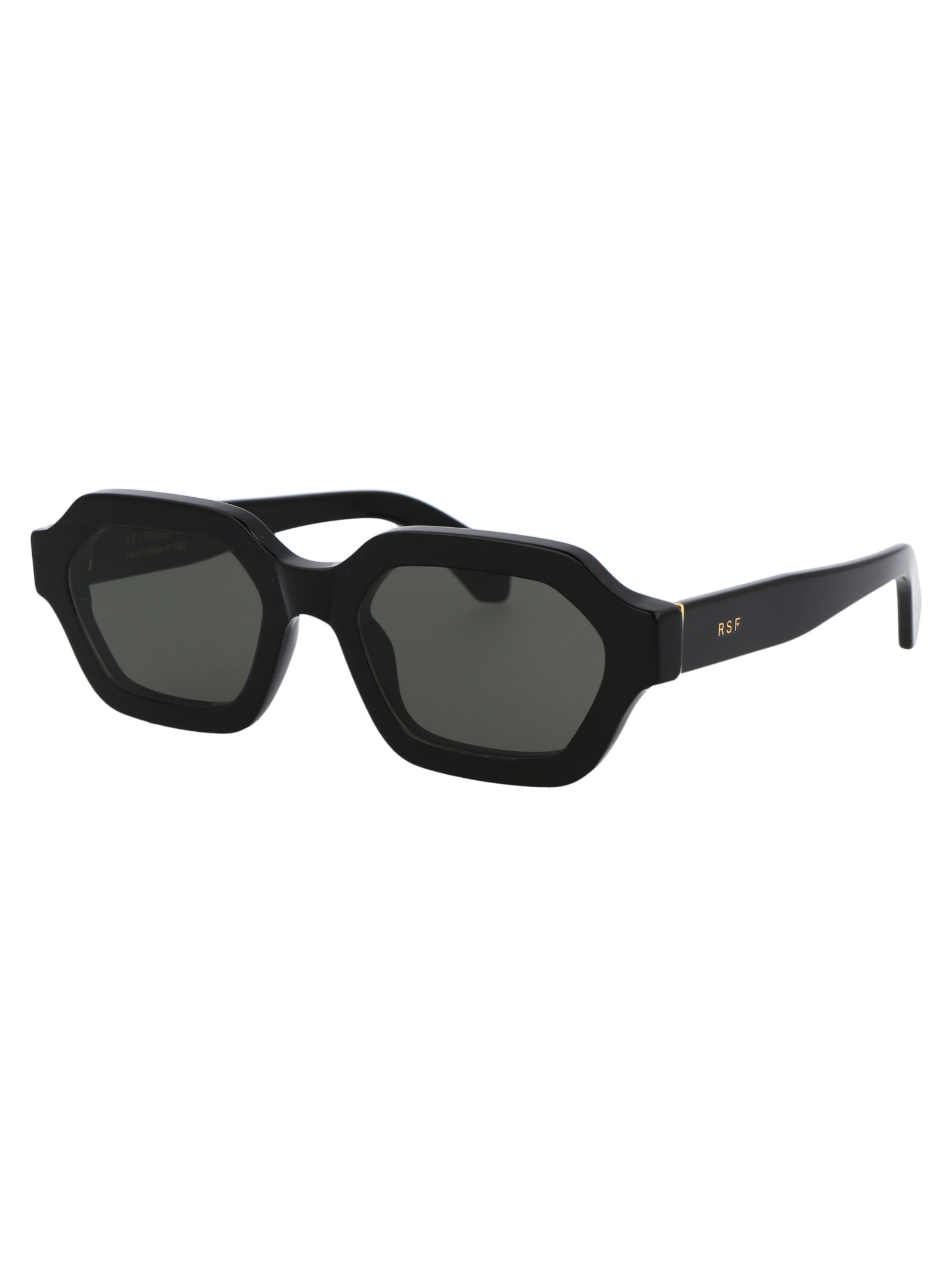 Shop Retrosuperfuture Pooch Sunglasses In Black