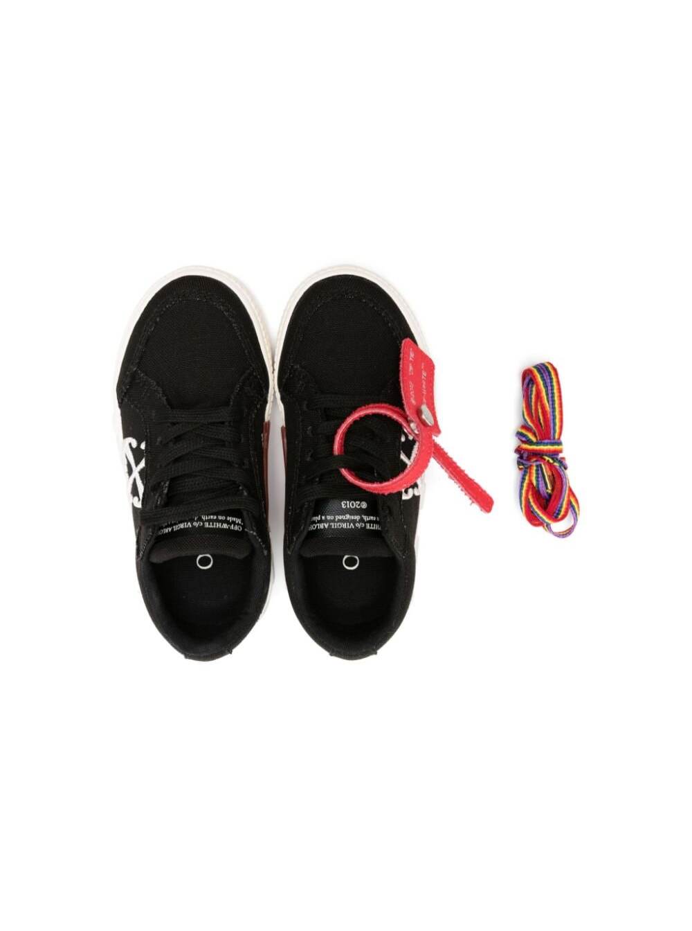 Shop Off-white Vulcanized Lace Up In Black