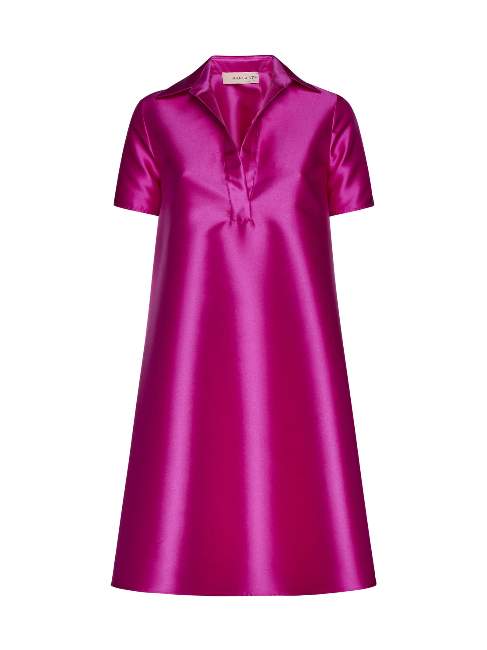 Shop Blanca Vita Dress In Fuchsia