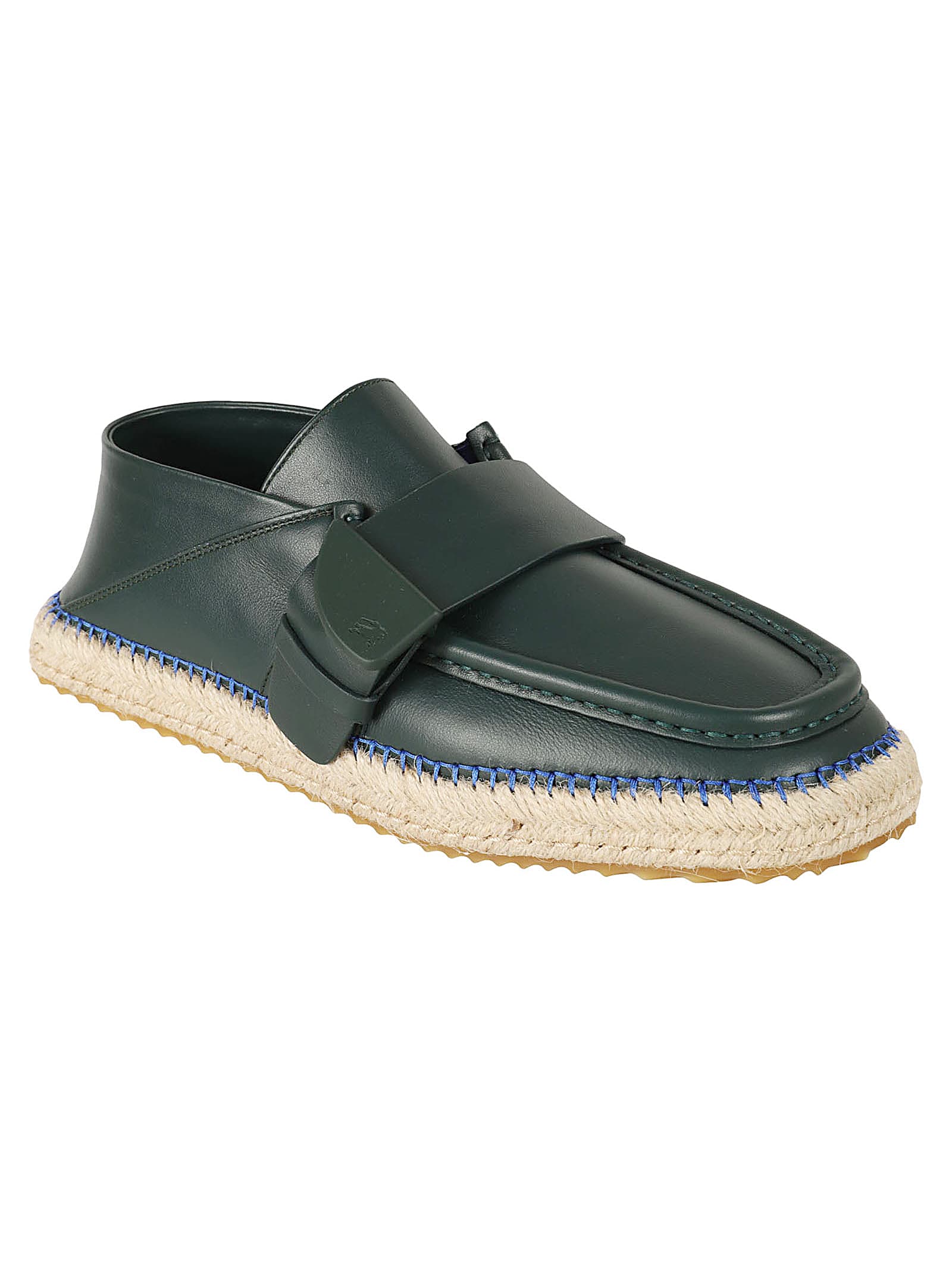 Shop Burberry Deck Low Espadrillas In Jungle