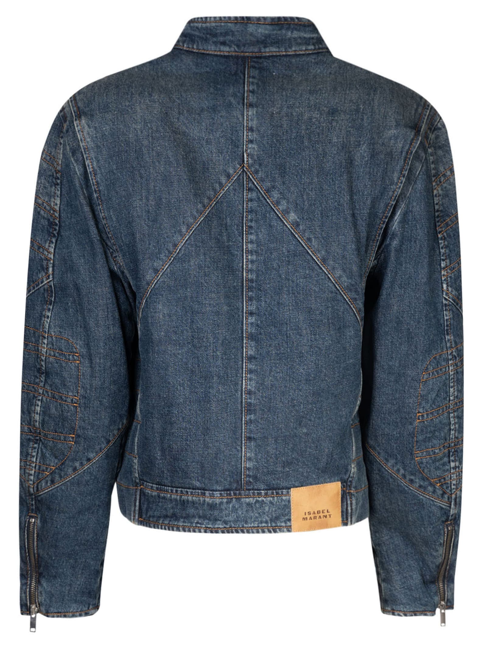 Shop Isabel Marant Chady Jacket In Blue