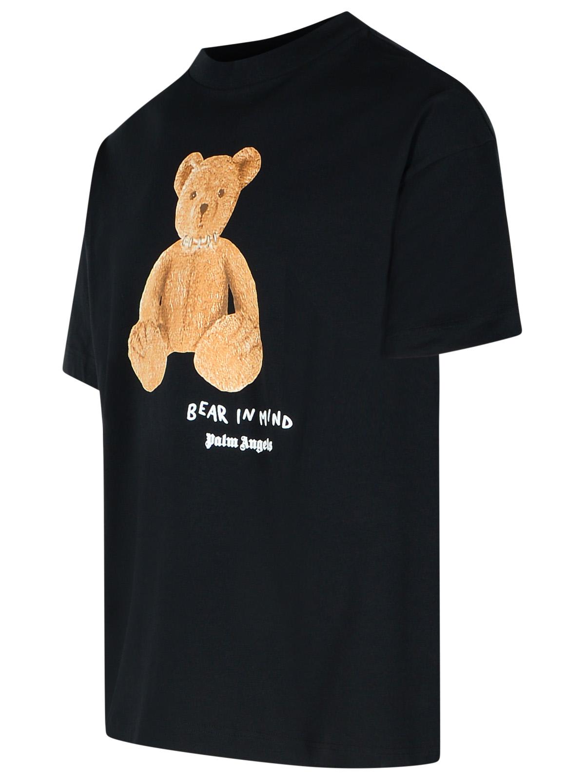 Palm Angels Bear In Mind Reg Tee In Black