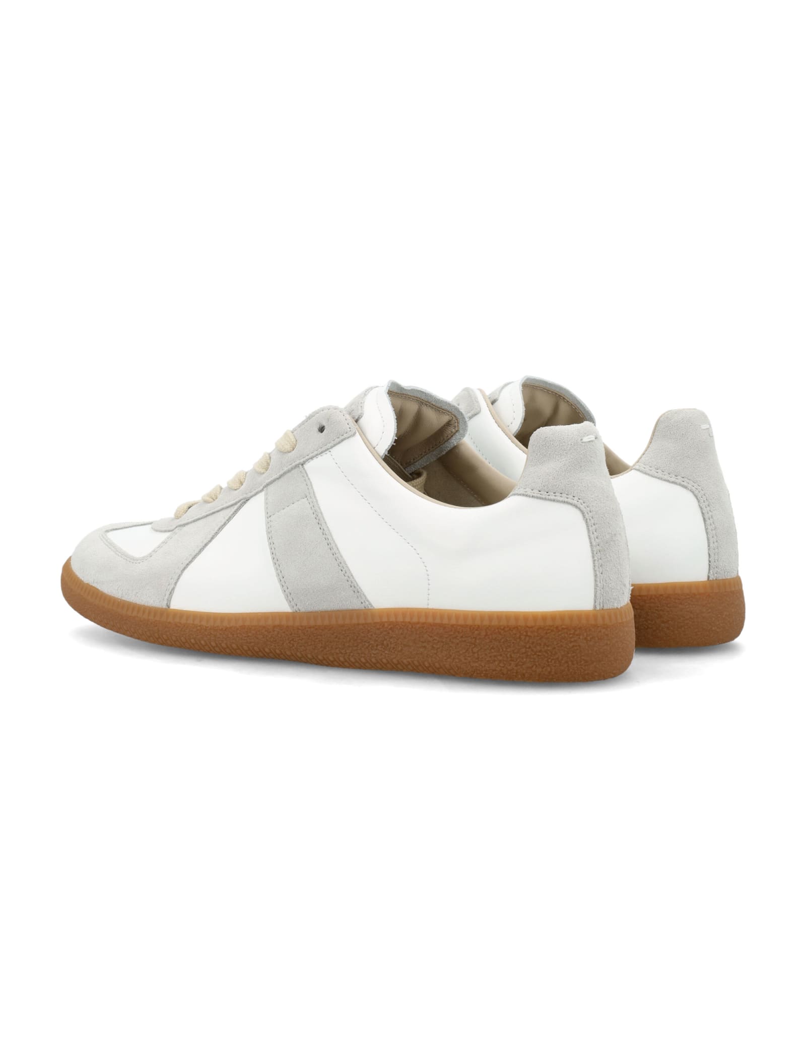 Shop Maison Margiela Replica Sneakers In White