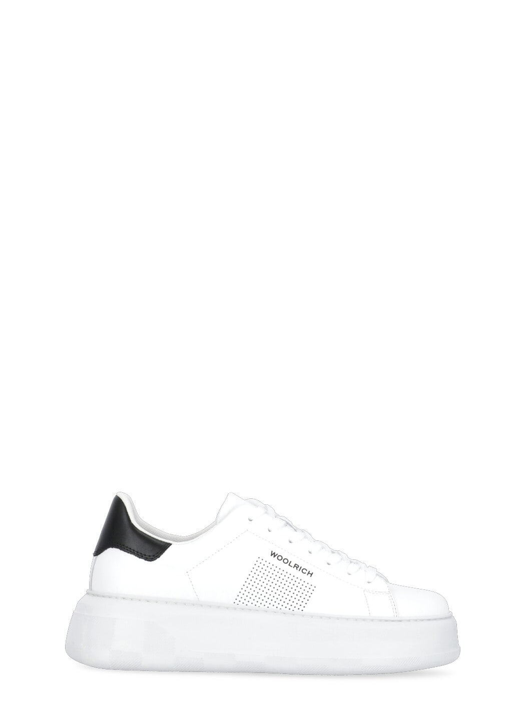 Shop Woolrich Chunky Court Sneakers In Bianco