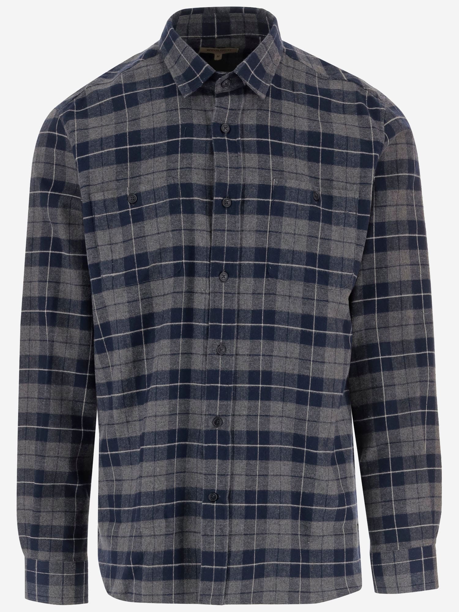 Woolrich Long Sleeve Check Pattern Button-down Shirt In Multi