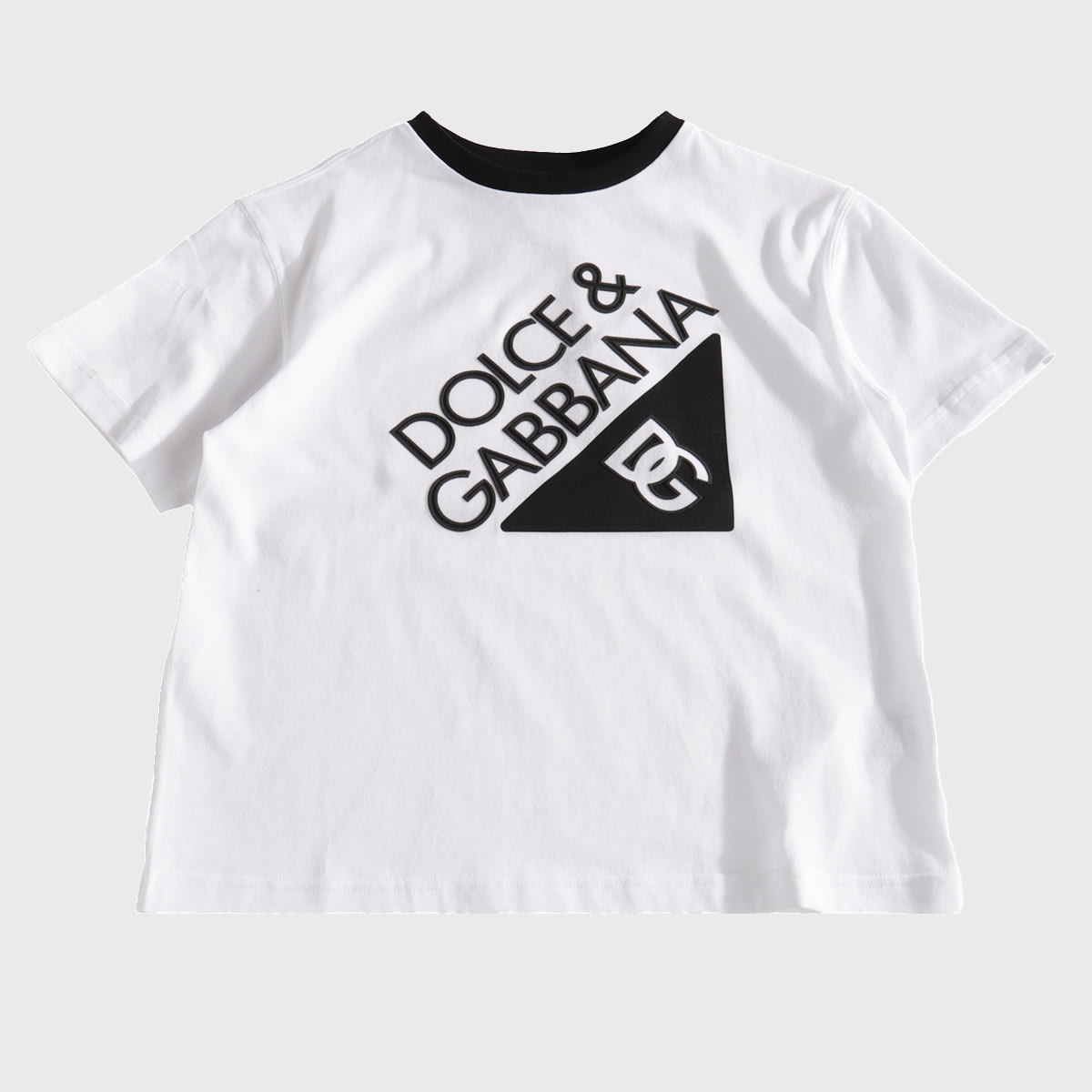 Dolce & Gabbana White Cotton T-shirt In White