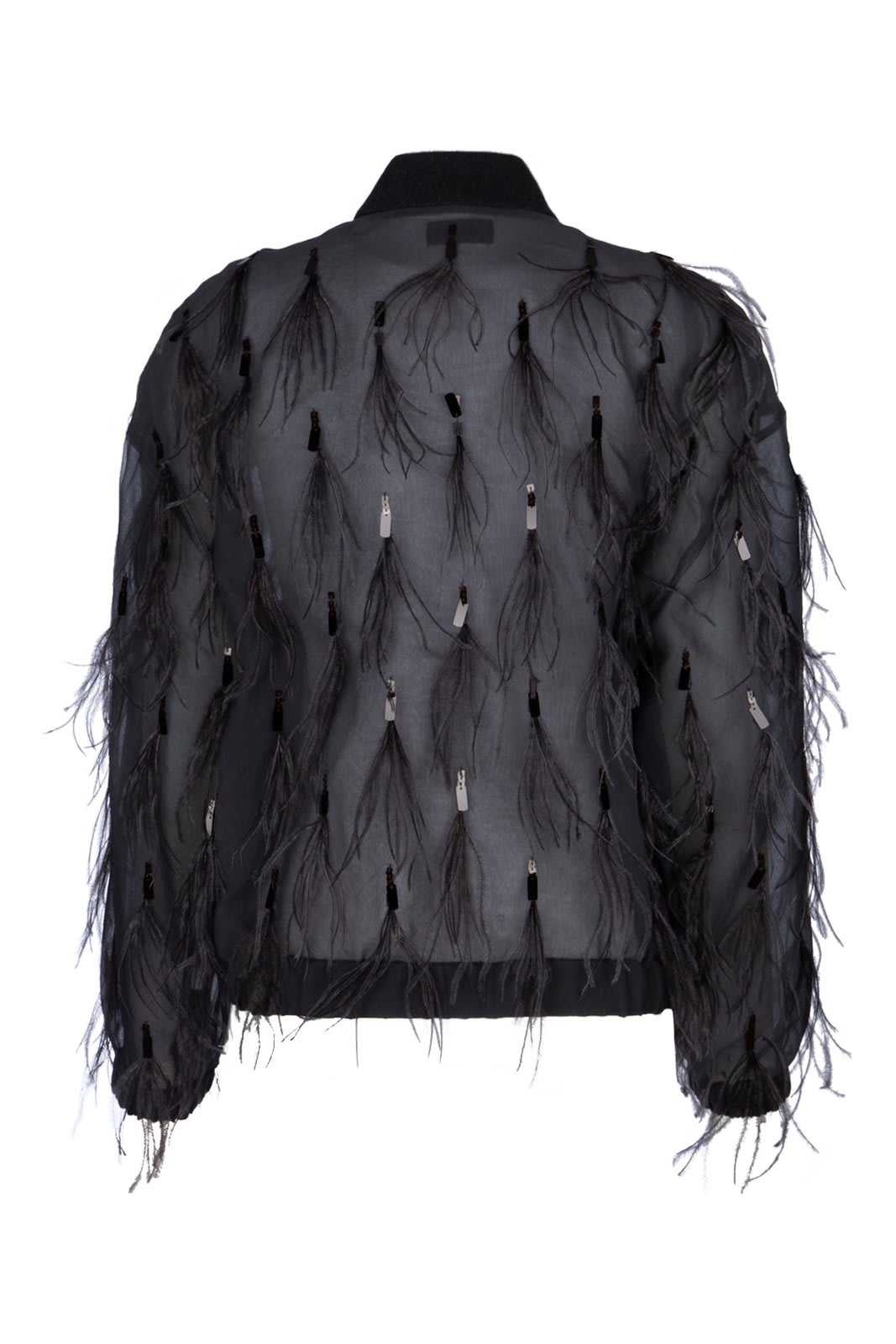 Shop Brunello Cucinelli Embroidered Zipped Bomber Jacket In Lignite